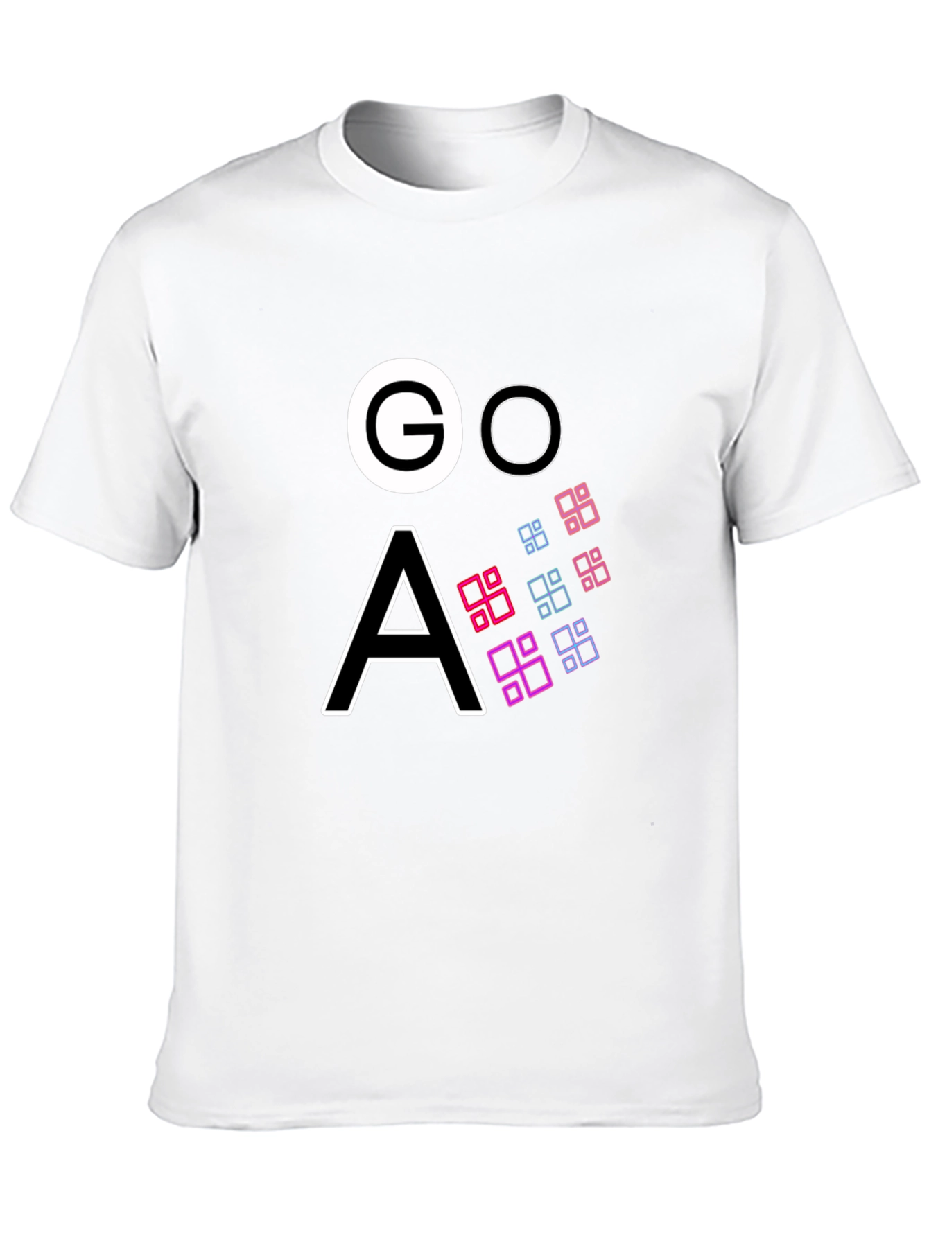 Modern GOA Graphic Black T-Shirt