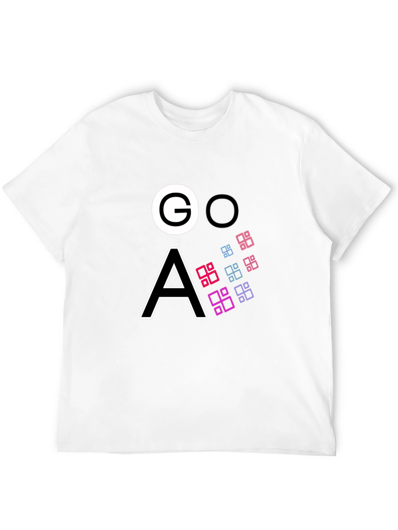 Modern GOA Graphic Black T-Shirt