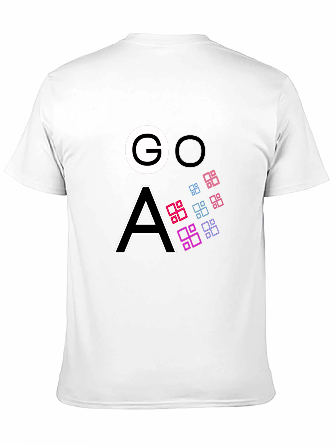 Modern GOA Graphic Black T-Shirt