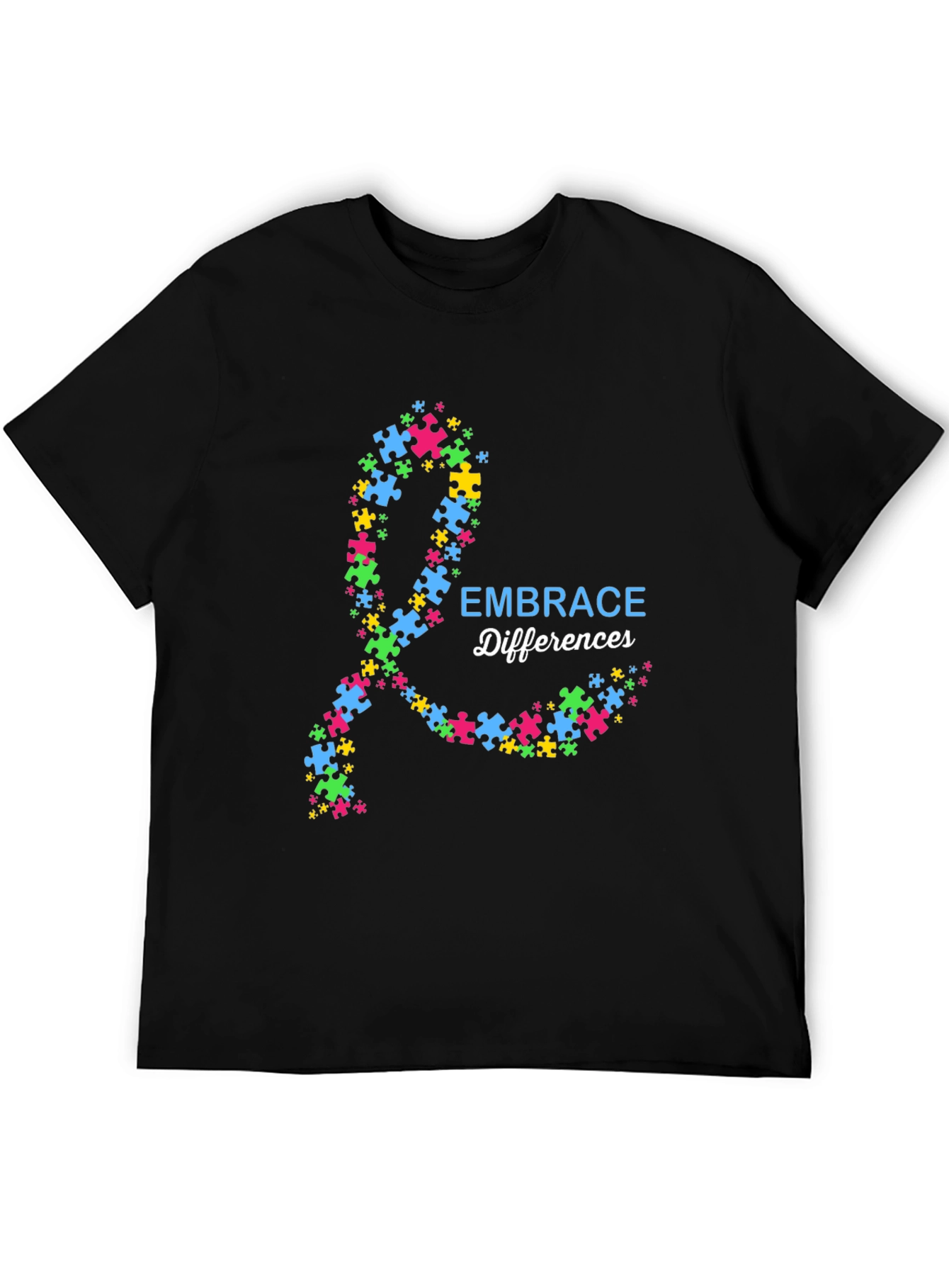Embrace Differences Autism Awareness T-Shirt