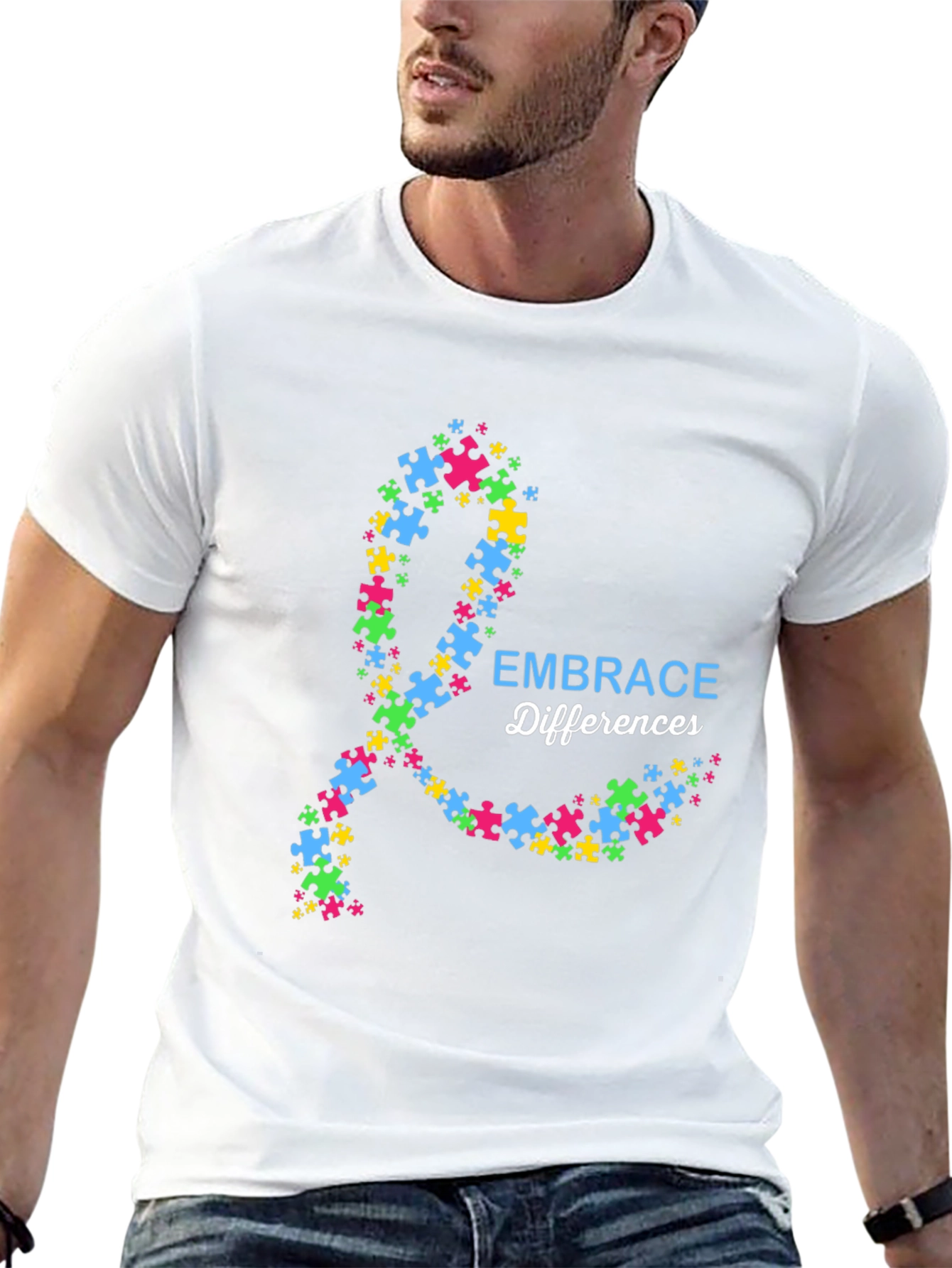 Embrace Differences Autism Awareness T-Shirt