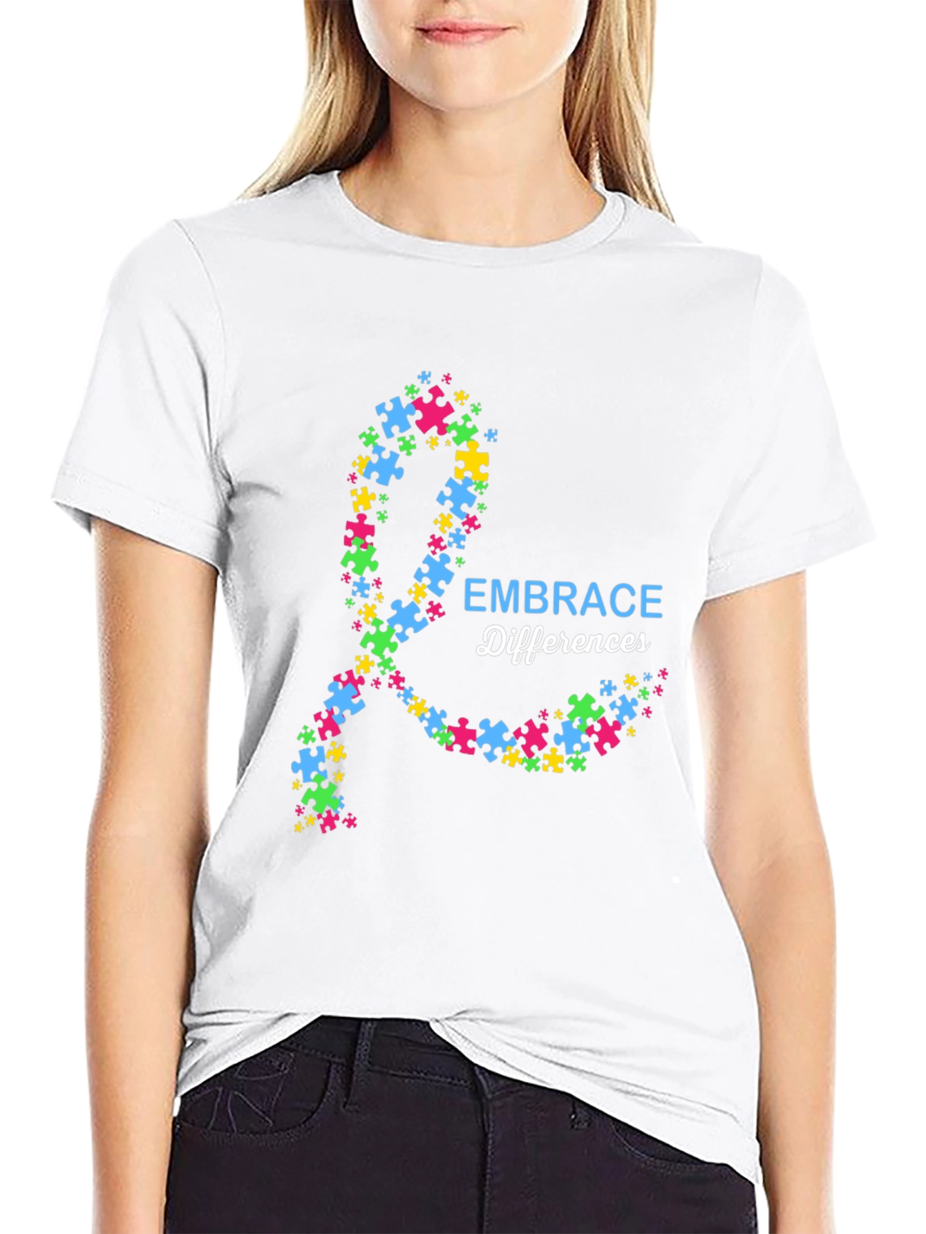 Embrace Differences Autism Awareness T-Shirt