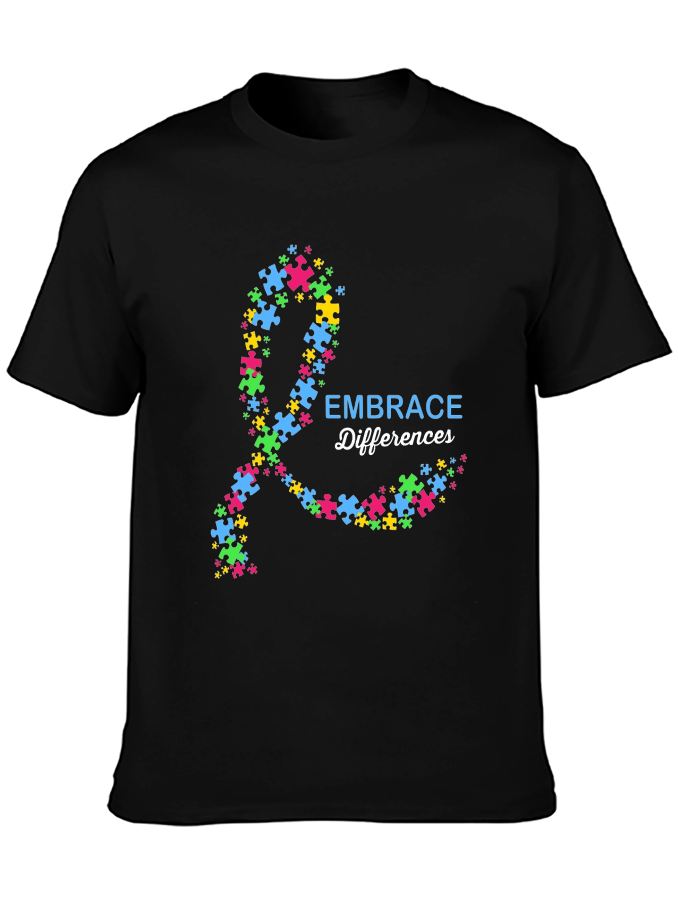 Embrace Differences Autism Awareness T-Shirt