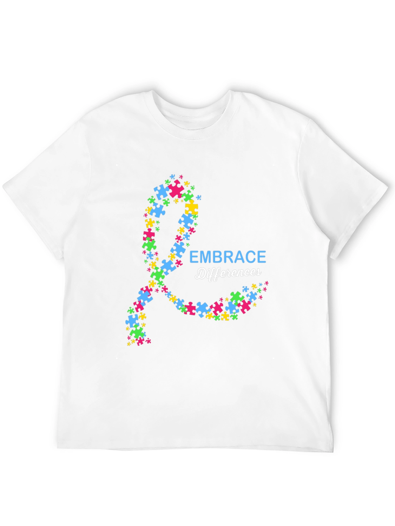 Embrace Differences Autism Awareness T-Shirt