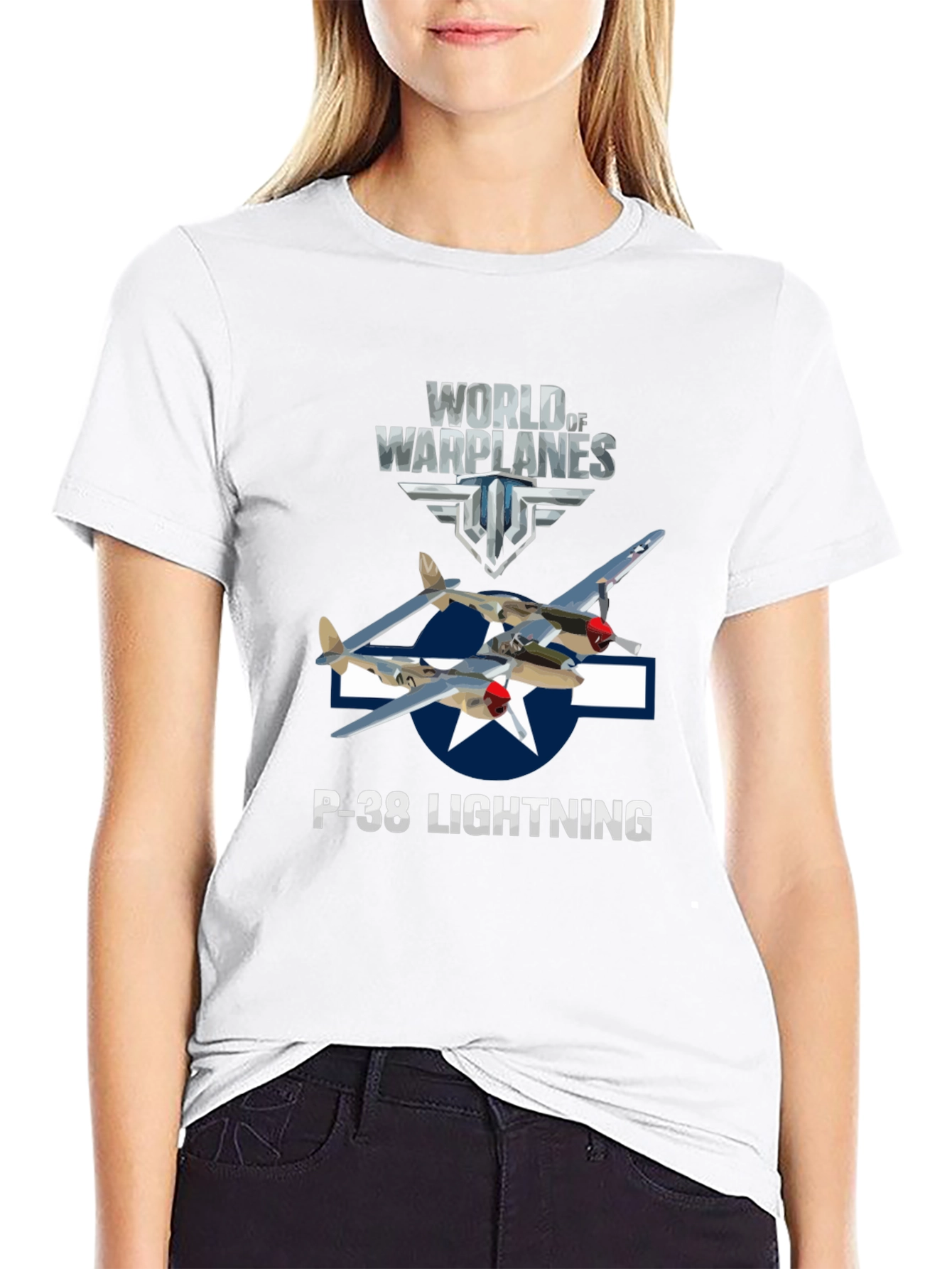 World of Warplanes P-38 Lightning T-Shirt