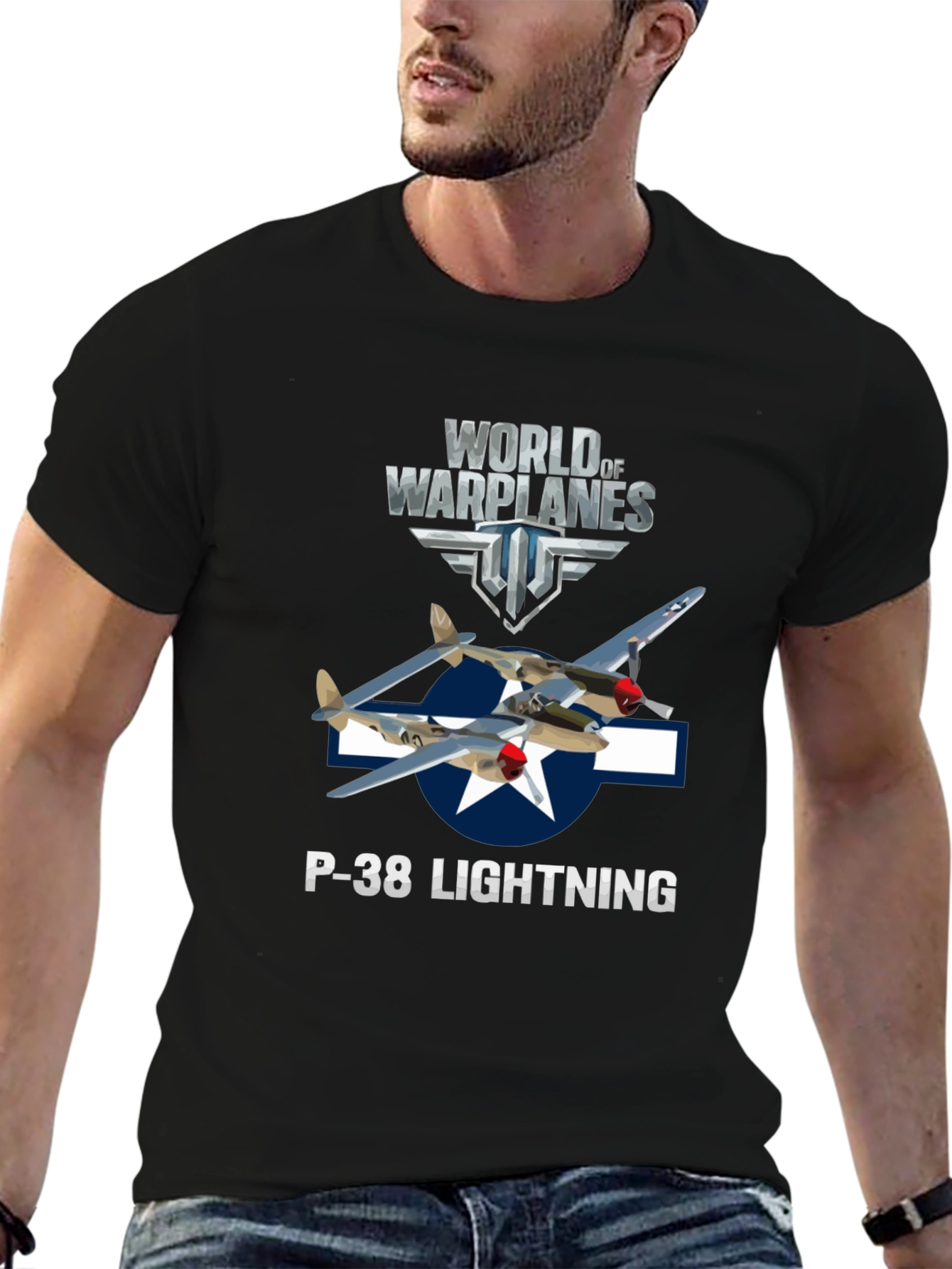 World of Warplanes P-38 Lightning T-Shirt