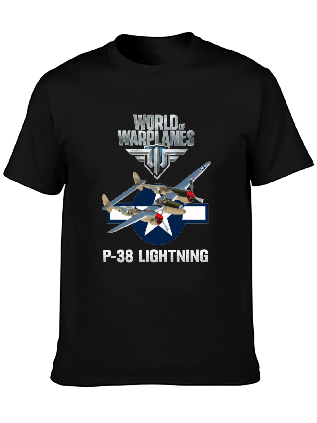 World of Warplanes P-38 Lightning T-Shirt