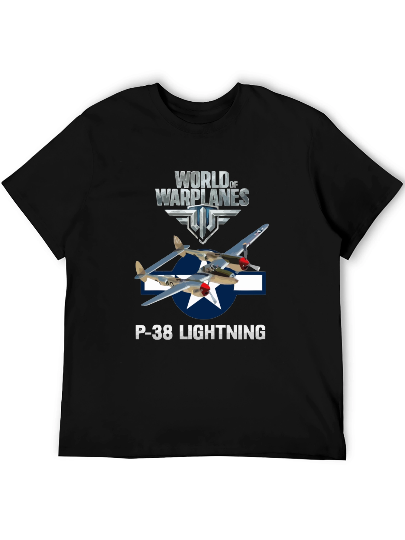 World of Warplanes P-38 Lightning T-Shirt