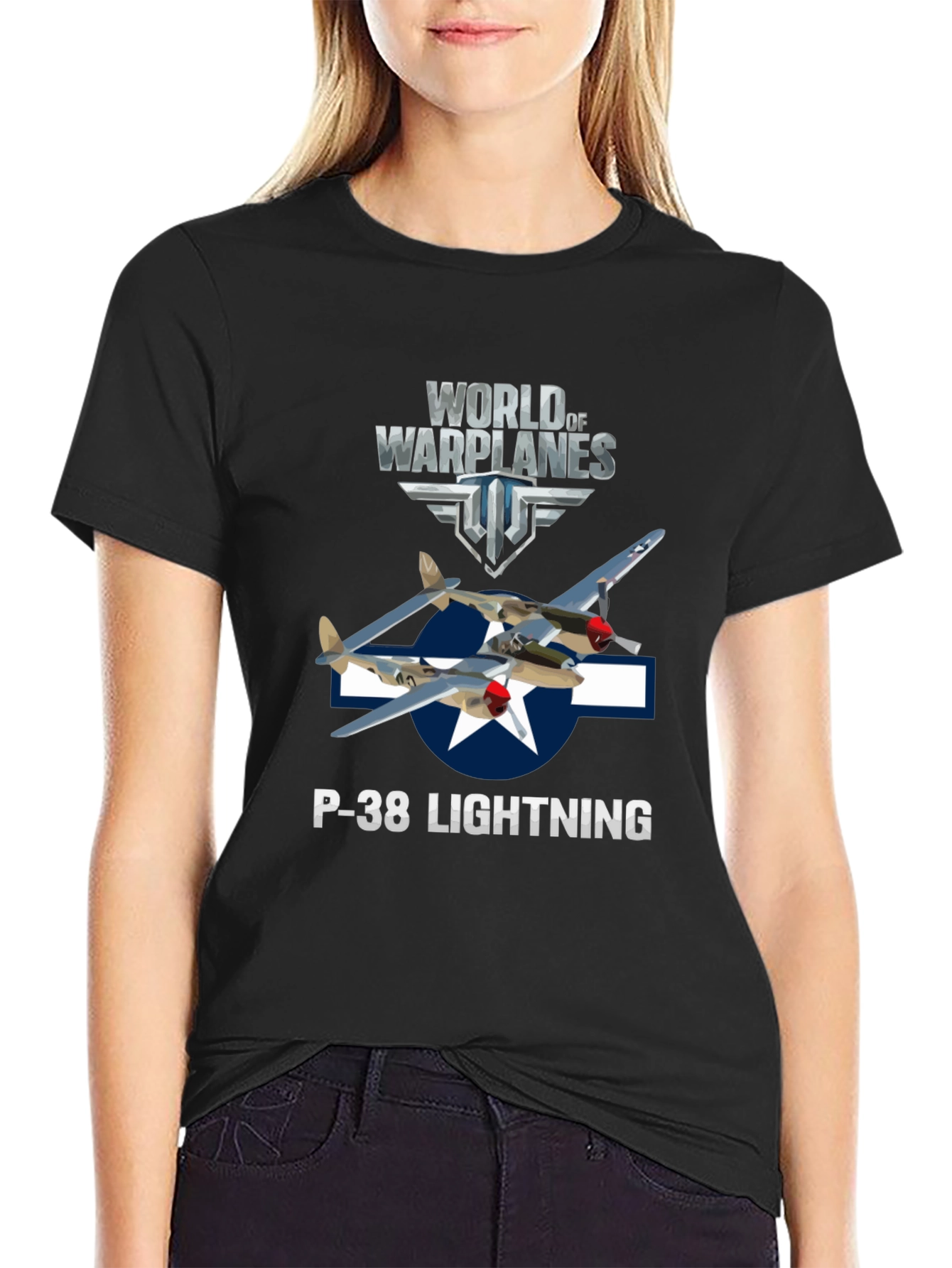 World of Warplanes P-38 Lightning T-Shirt