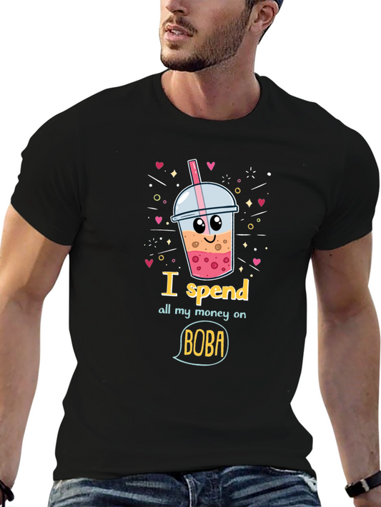 Boba Lover Tee: I Spend All My Money On Boba!