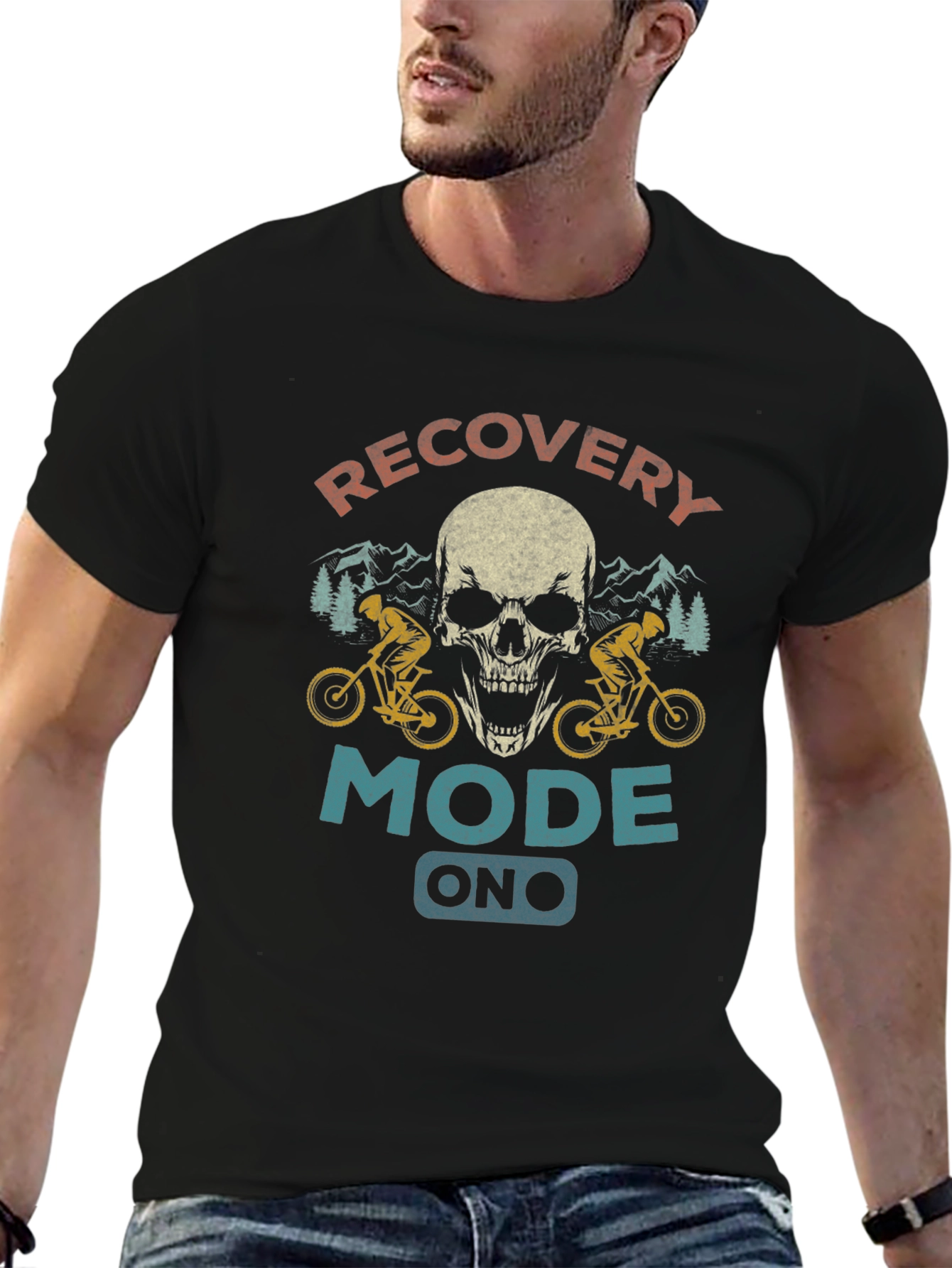 Recovery Mode On Mountain Bike T-Shirt