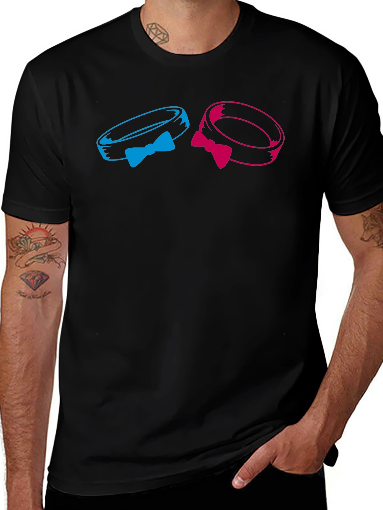 Fun Rings Graphic Tee - Black