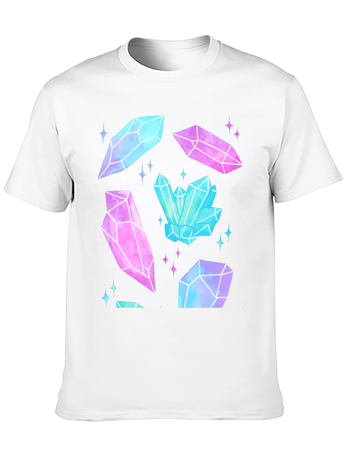 Crystal Gemstone Graphic Tee - Unisex