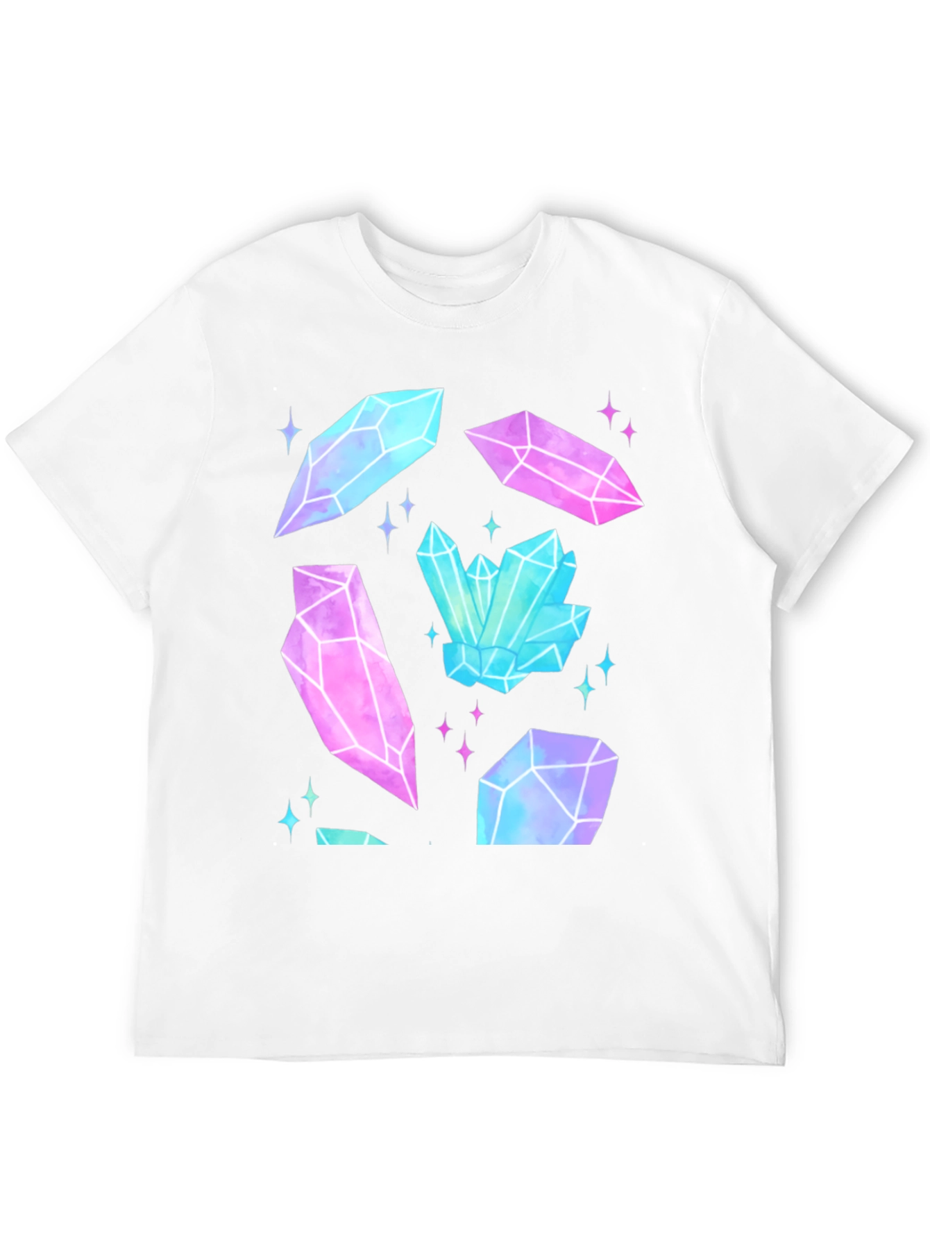Crystal Gemstone Graphic Tee - Unisex