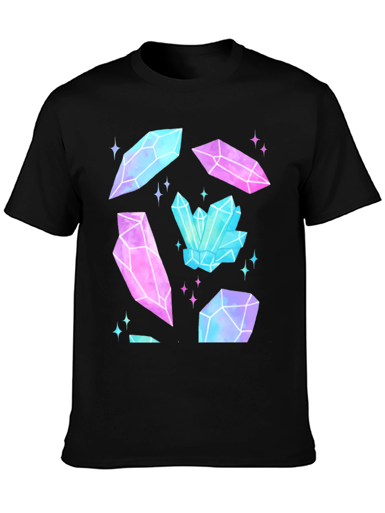 Crystal Gemstone Graphic Tee - Unisex