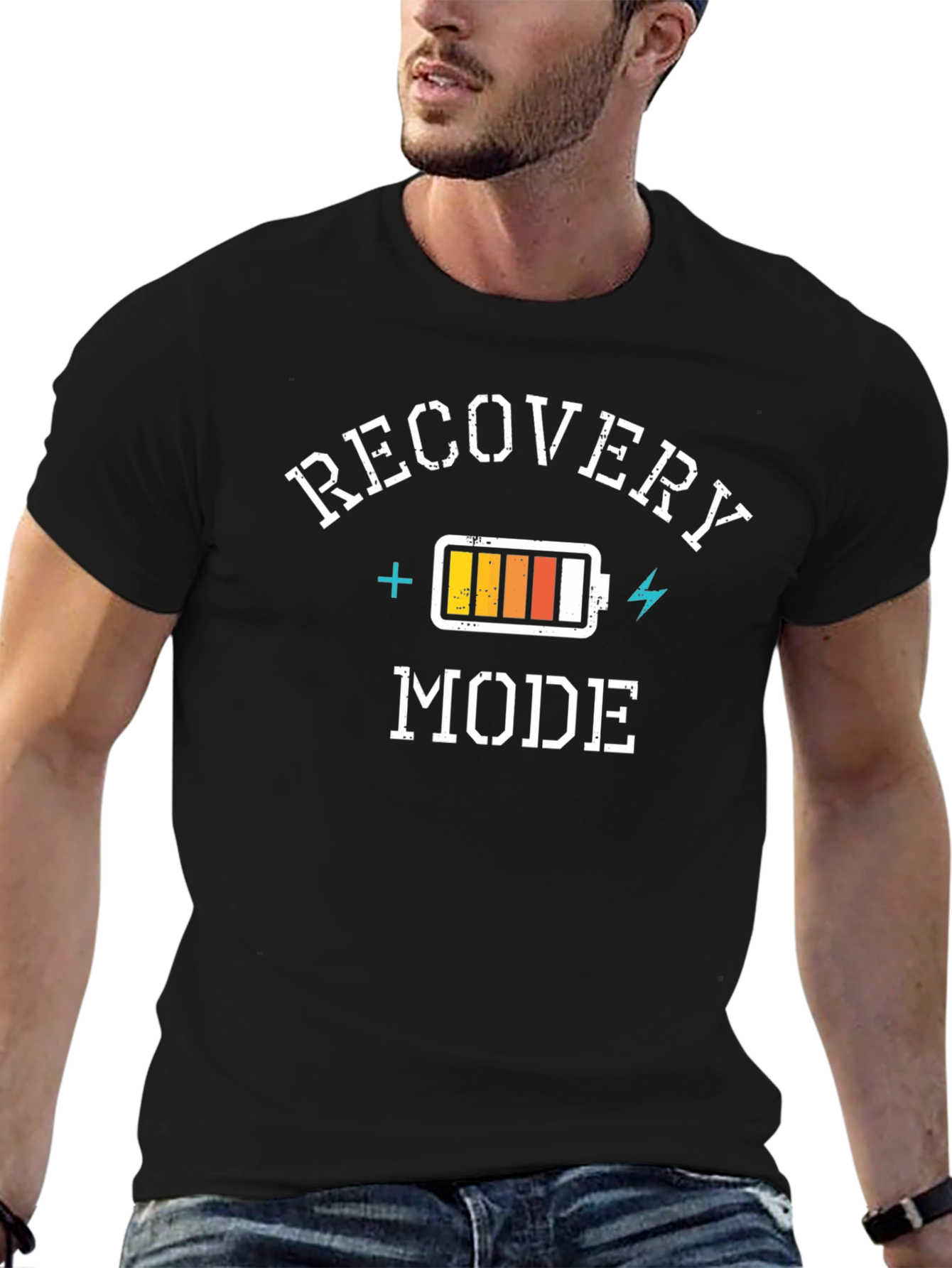 Recovery Mode Graphic Tee - Recharge and Relax