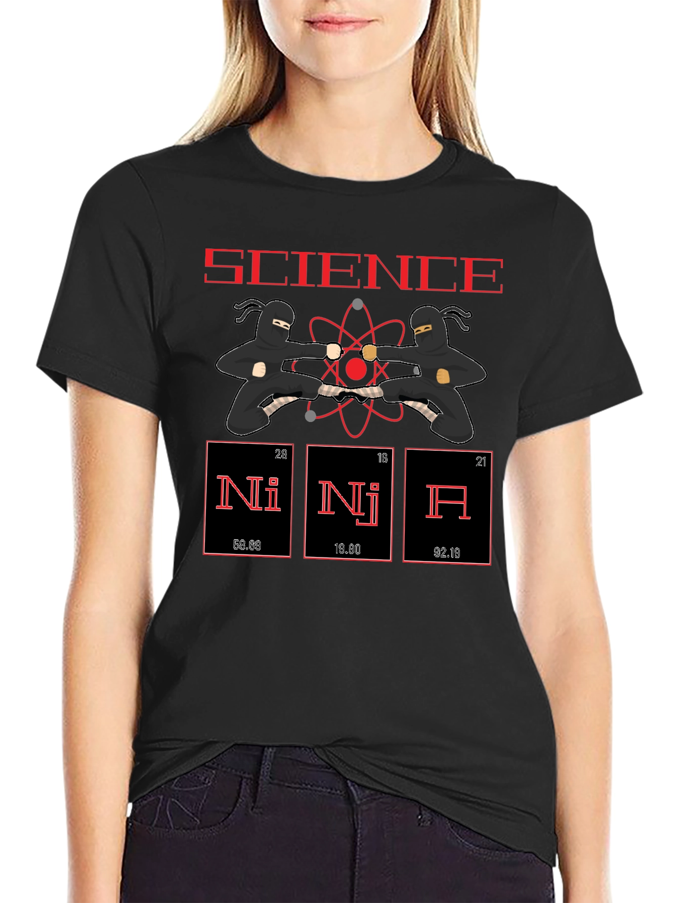 Science Ninja Periodic Table T-Shirt