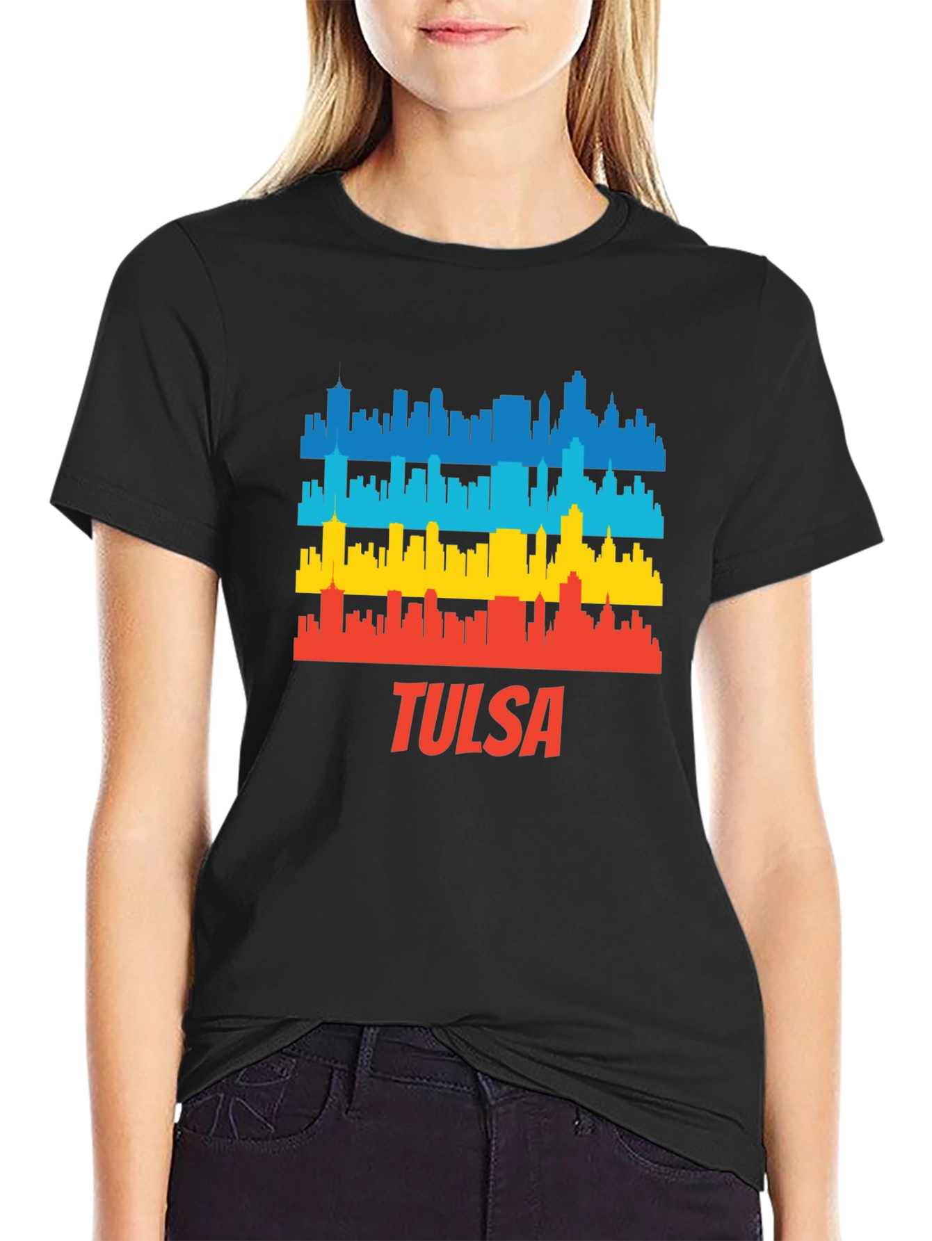 Tulsa Skyline T-Shirt - City Pride Graphic Tee