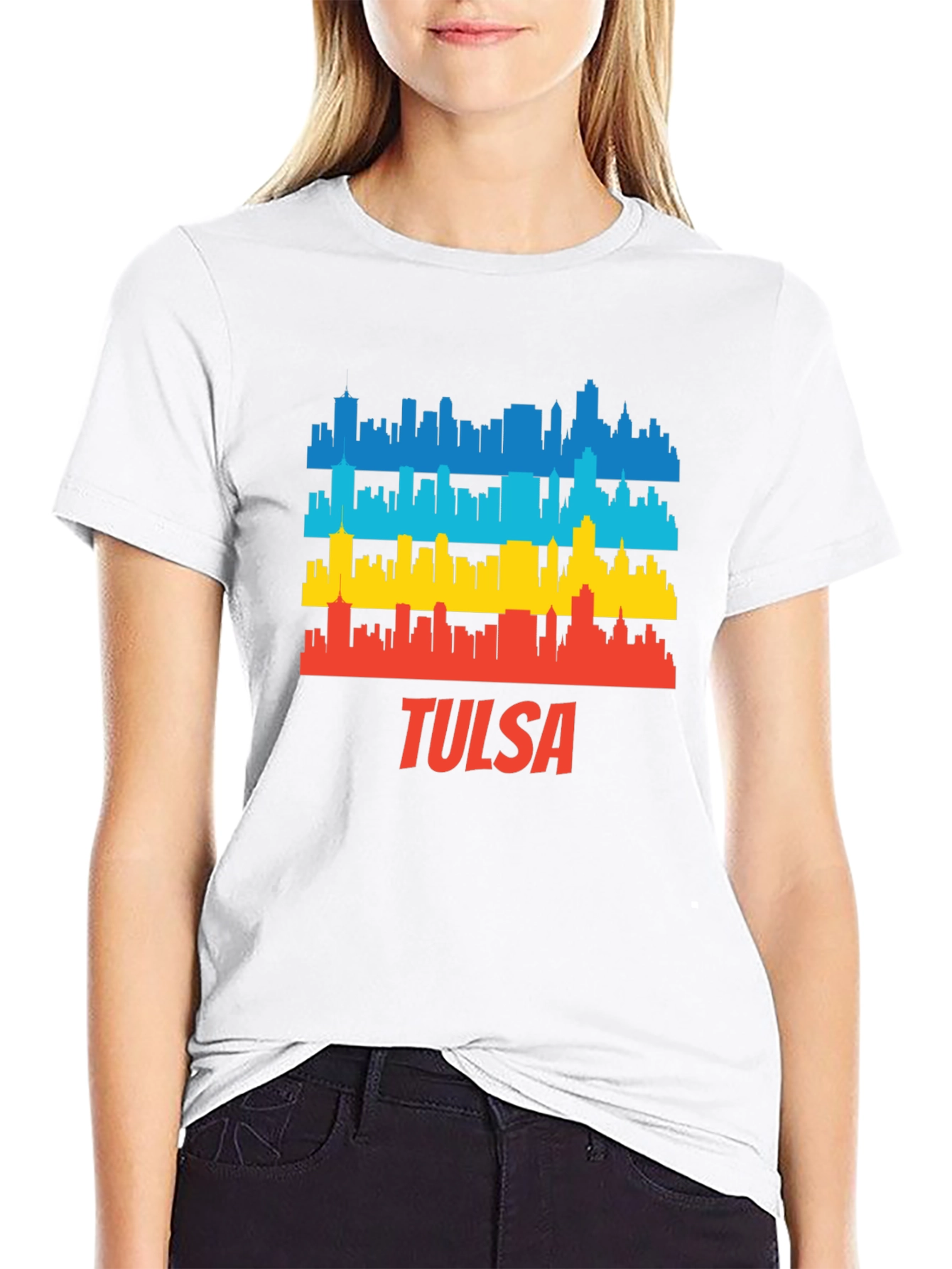 Tulsa Skyline T-Shirt - City Pride Graphic Tee