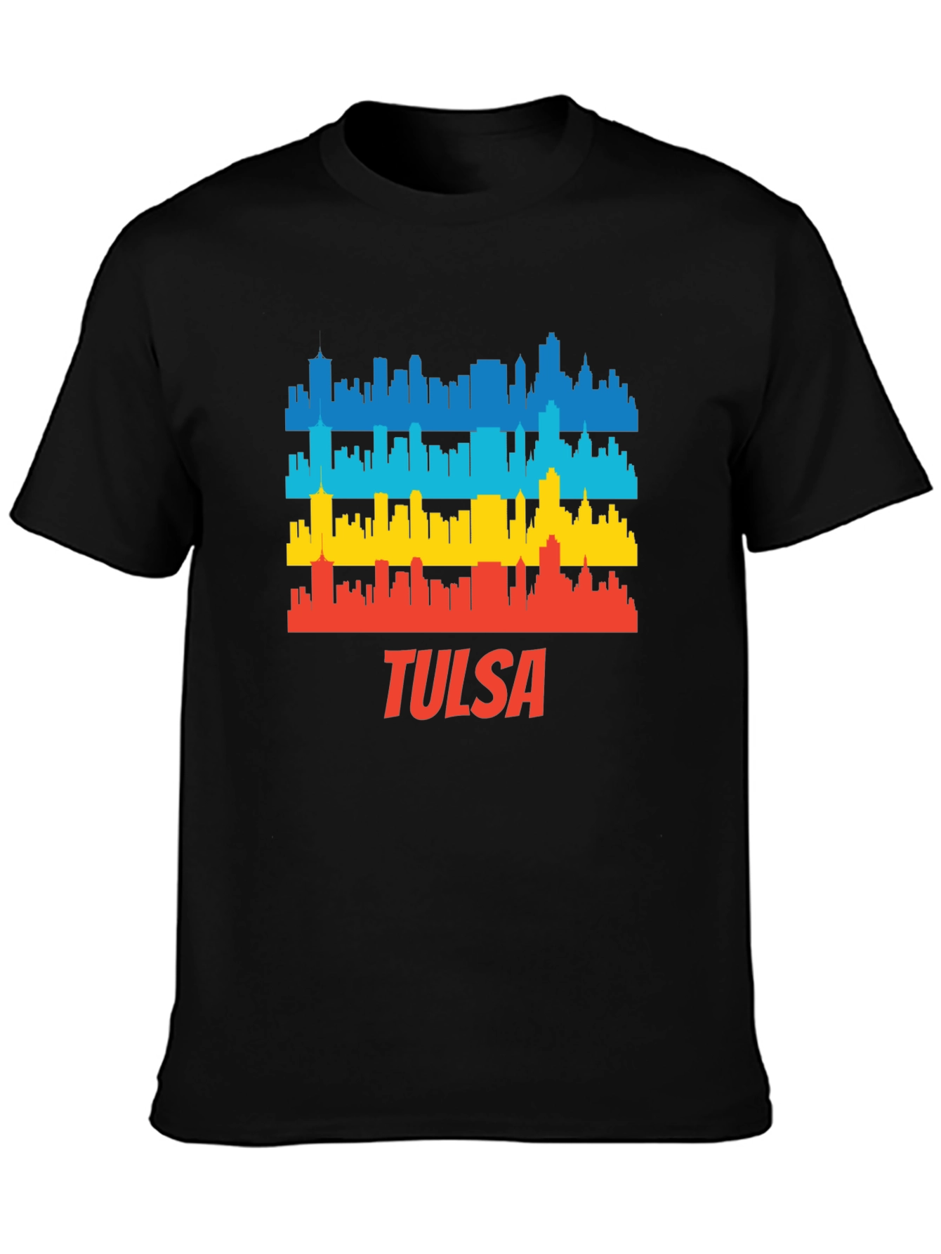 Tulsa Skyline T-Shirt - City Pride Graphic Tee