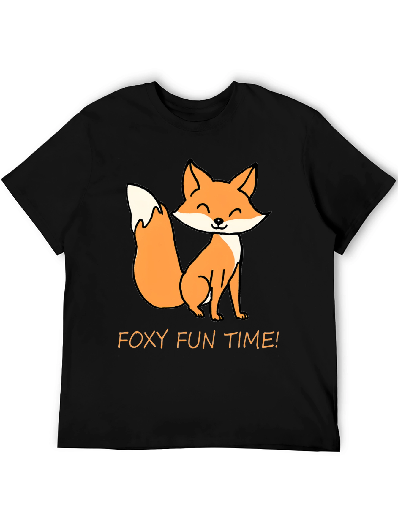 Foxy Fun Time T-Shirt - Cute Cartoon Fox Tee