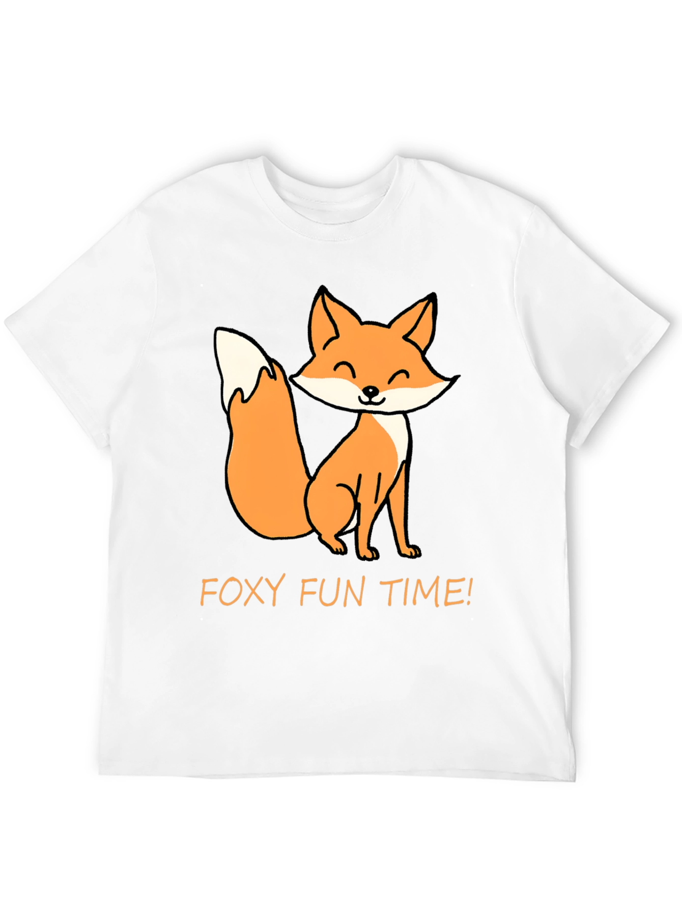 Foxy Fun Time T-Shirt - Cute Cartoon Fox Tee