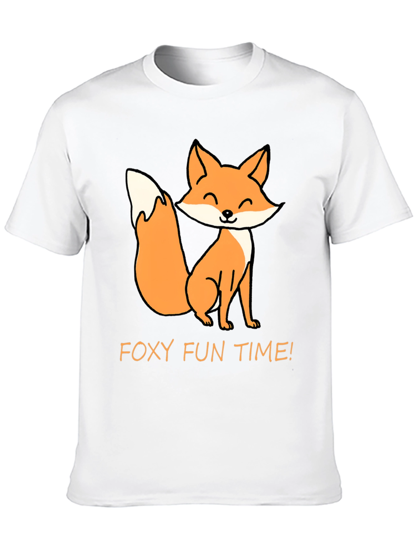 Foxy Fun Time T-Shirt - Cute Cartoon Fox Tee