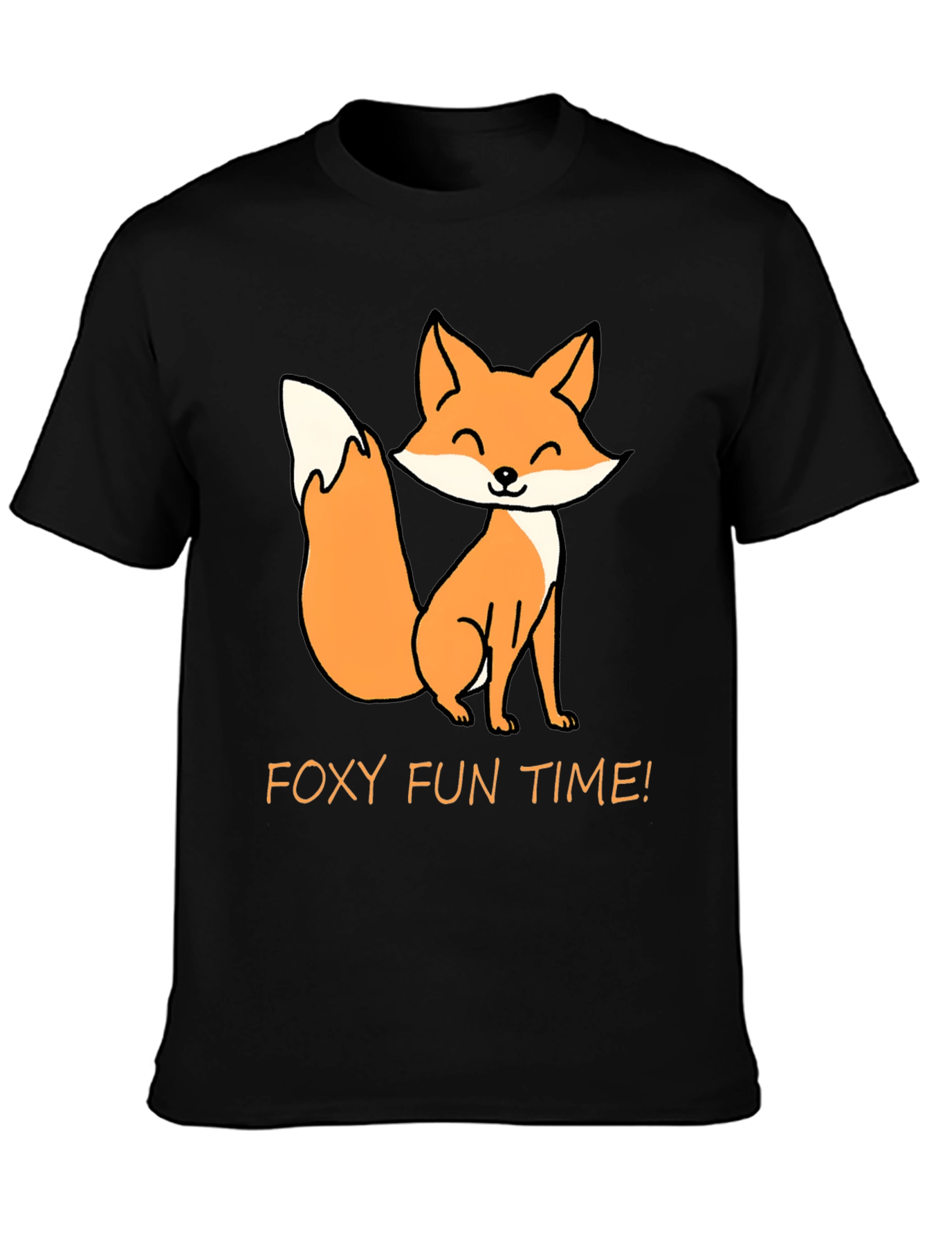 Foxy Fun Time T-Shirt - Cute Cartoon Fox Tee