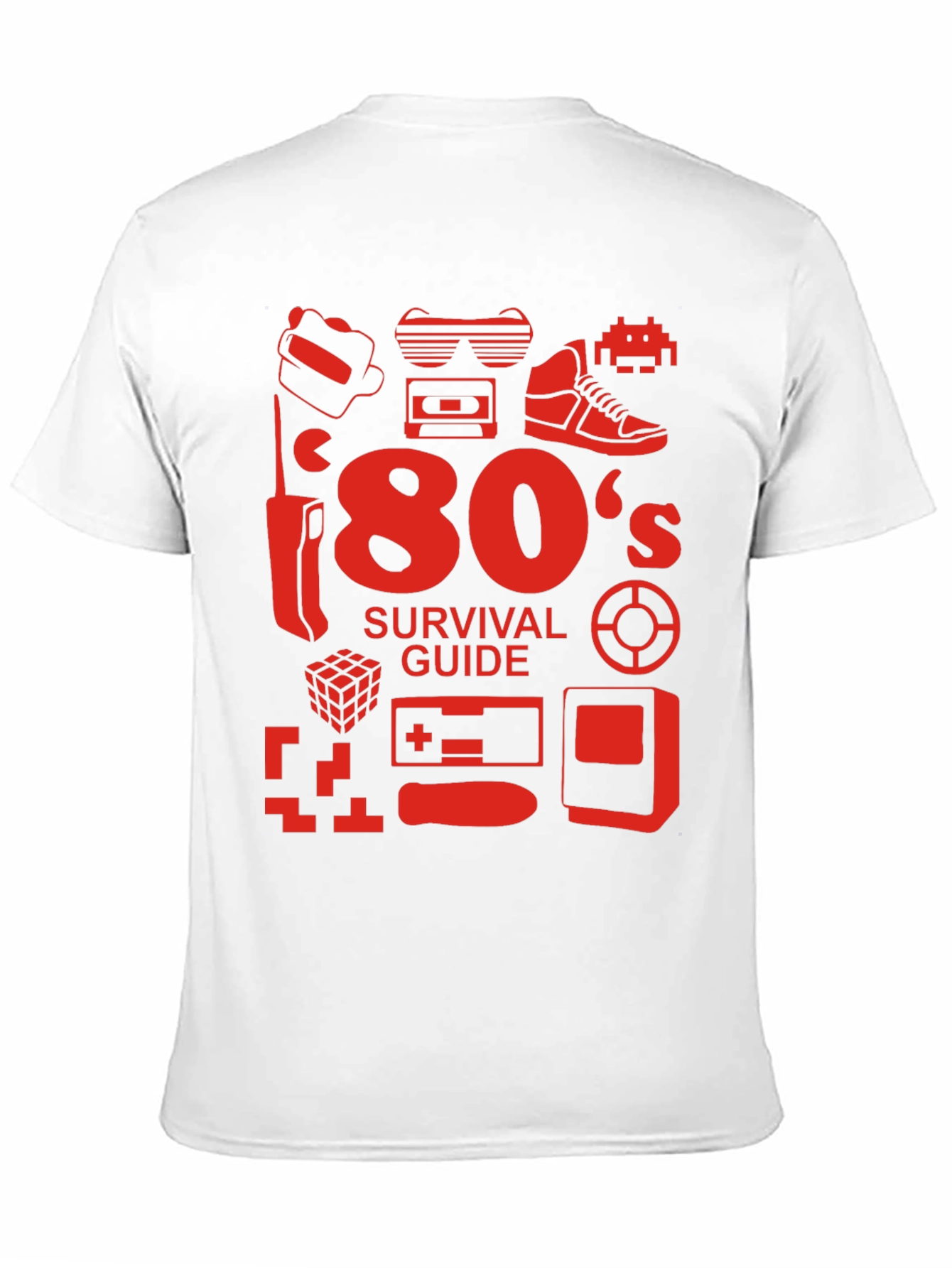 80s Survival Guide Black T-Shirt