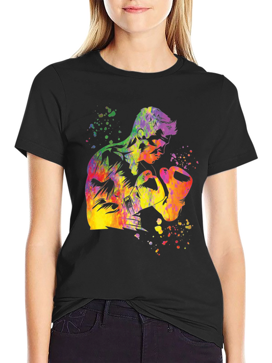 Boxer Watercolor Graphic T-Shirt