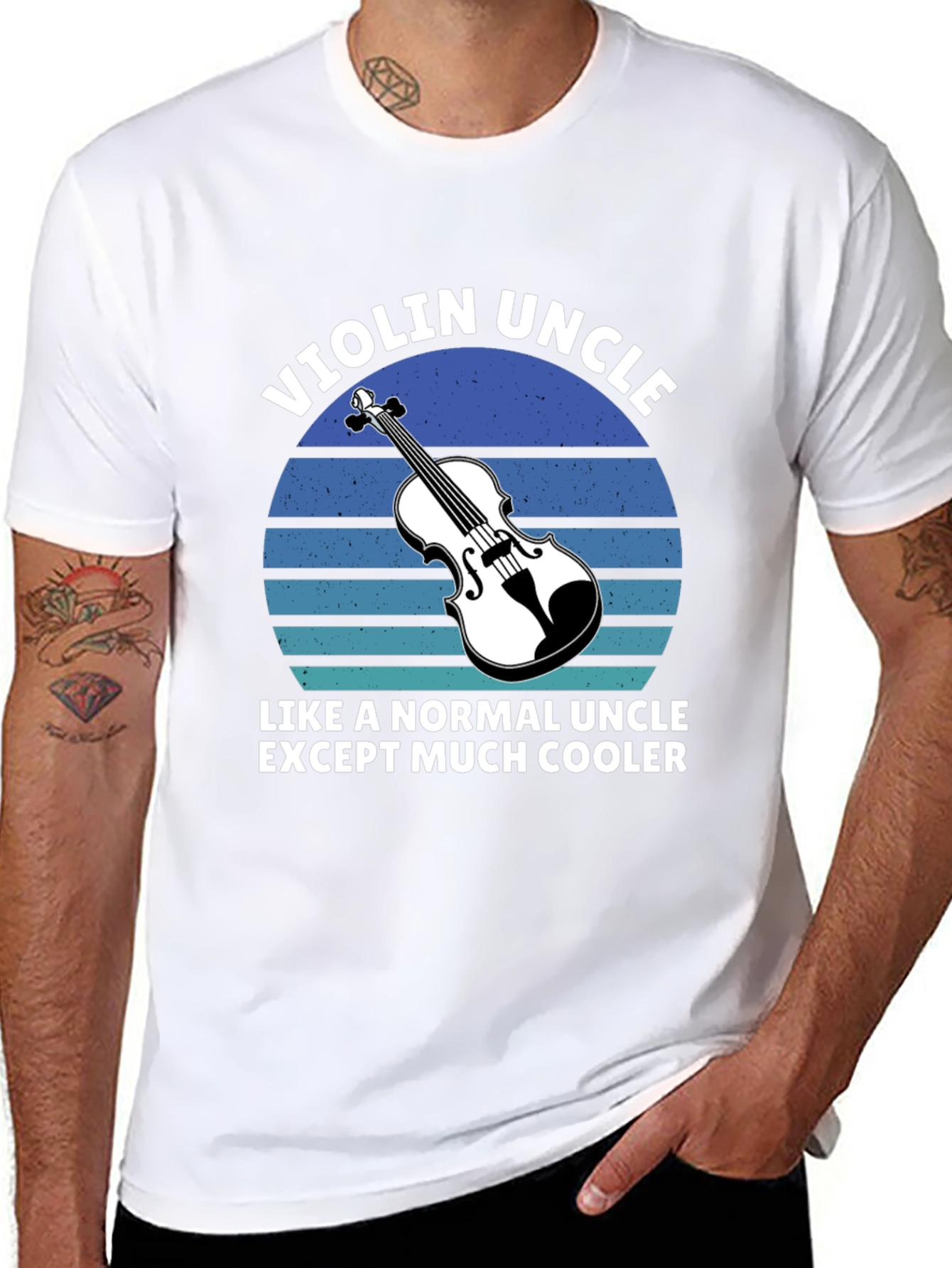 Violin Uncle T-Shirt - Cool Musician Gift