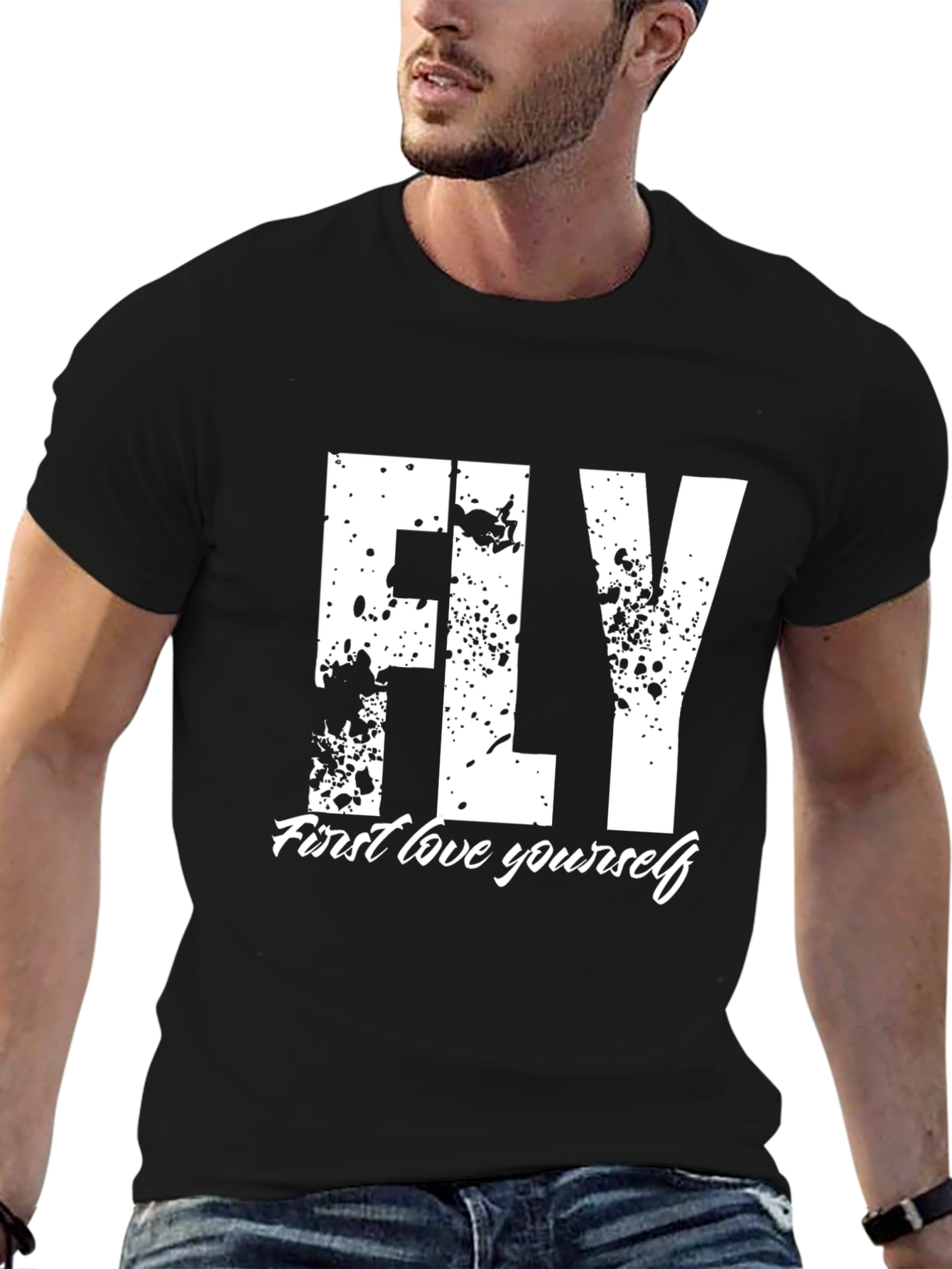 FLY First Love Yourself Graphic T-Shirt