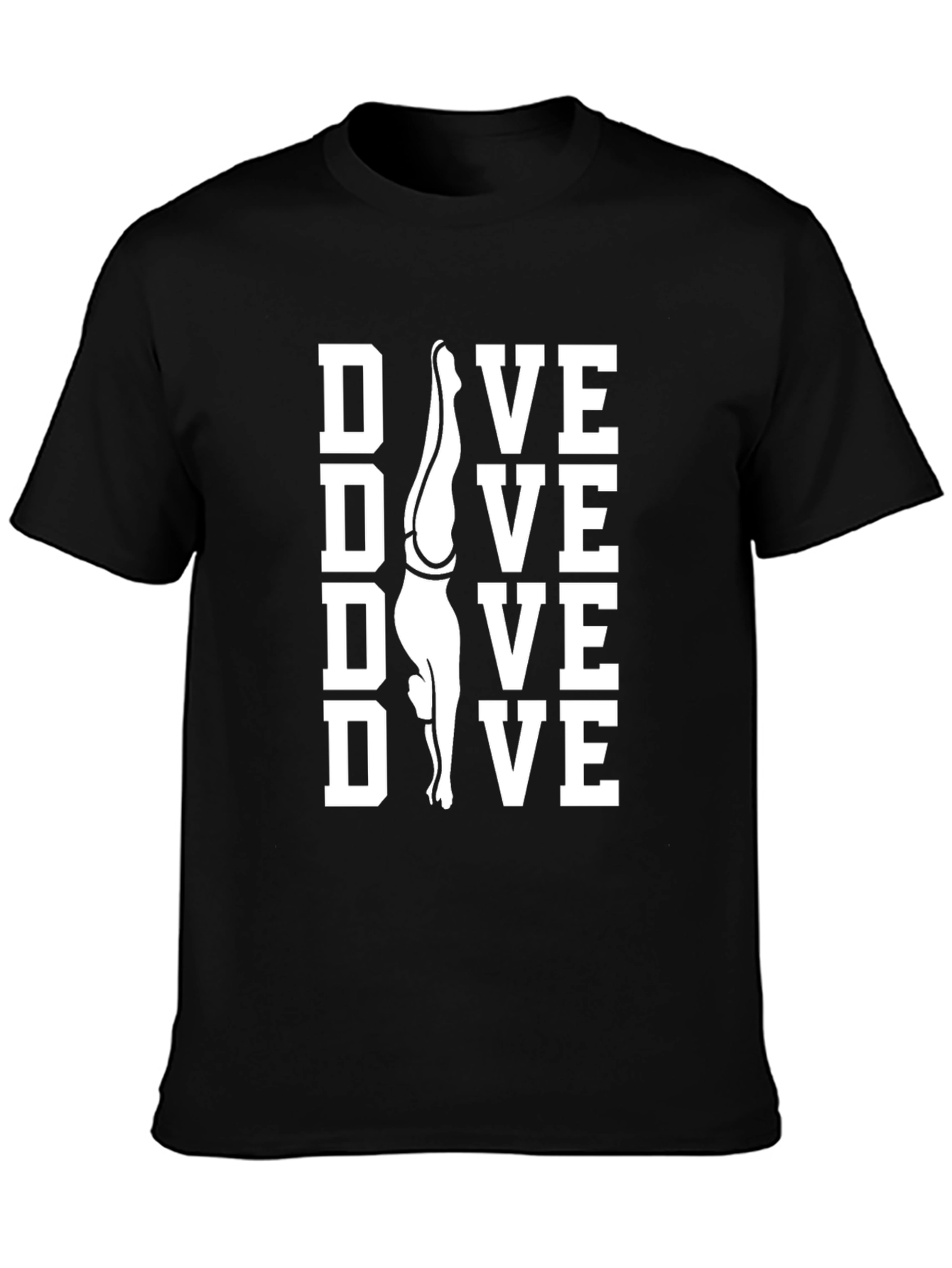 Dive T-Shirt - Artistic Diver Design