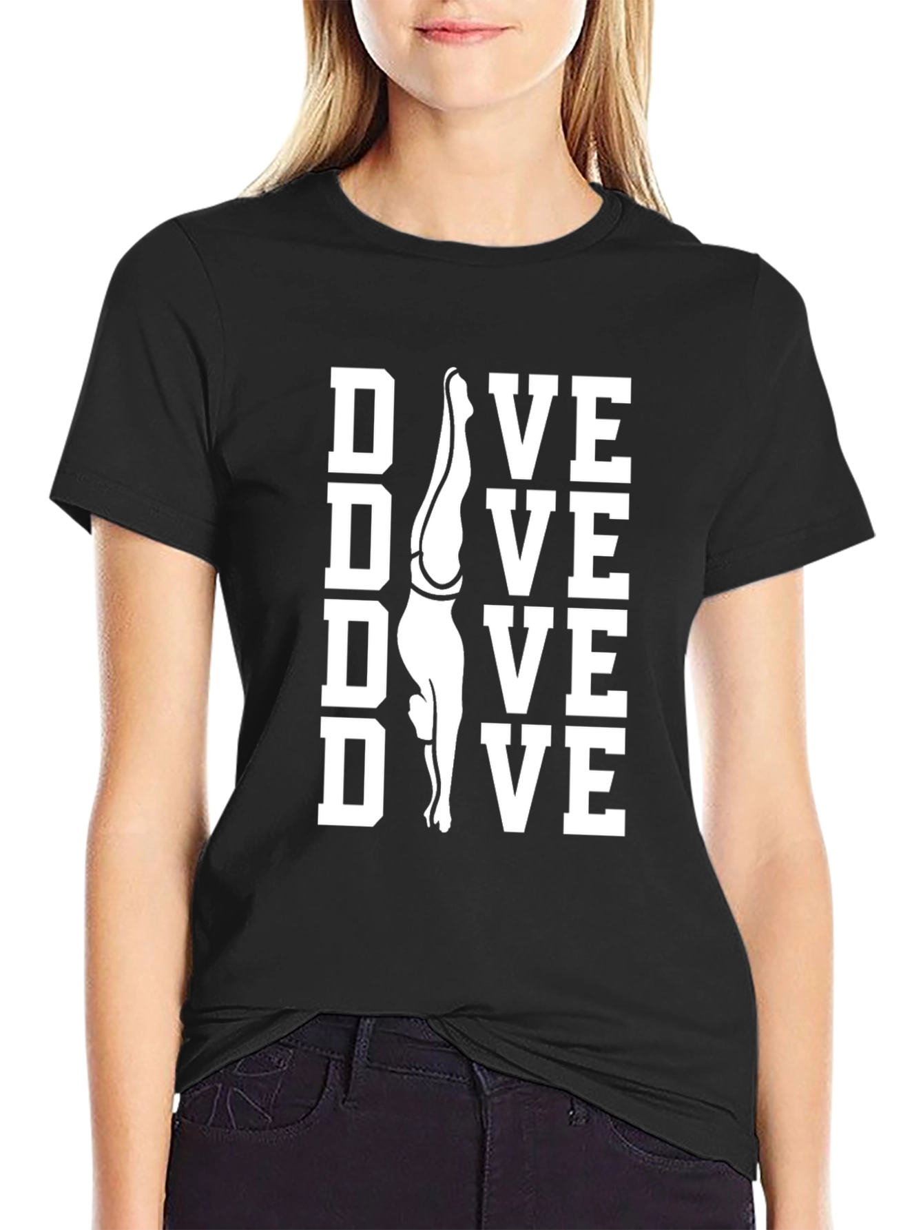 Dive T-Shirt - Artistic Diver Design
