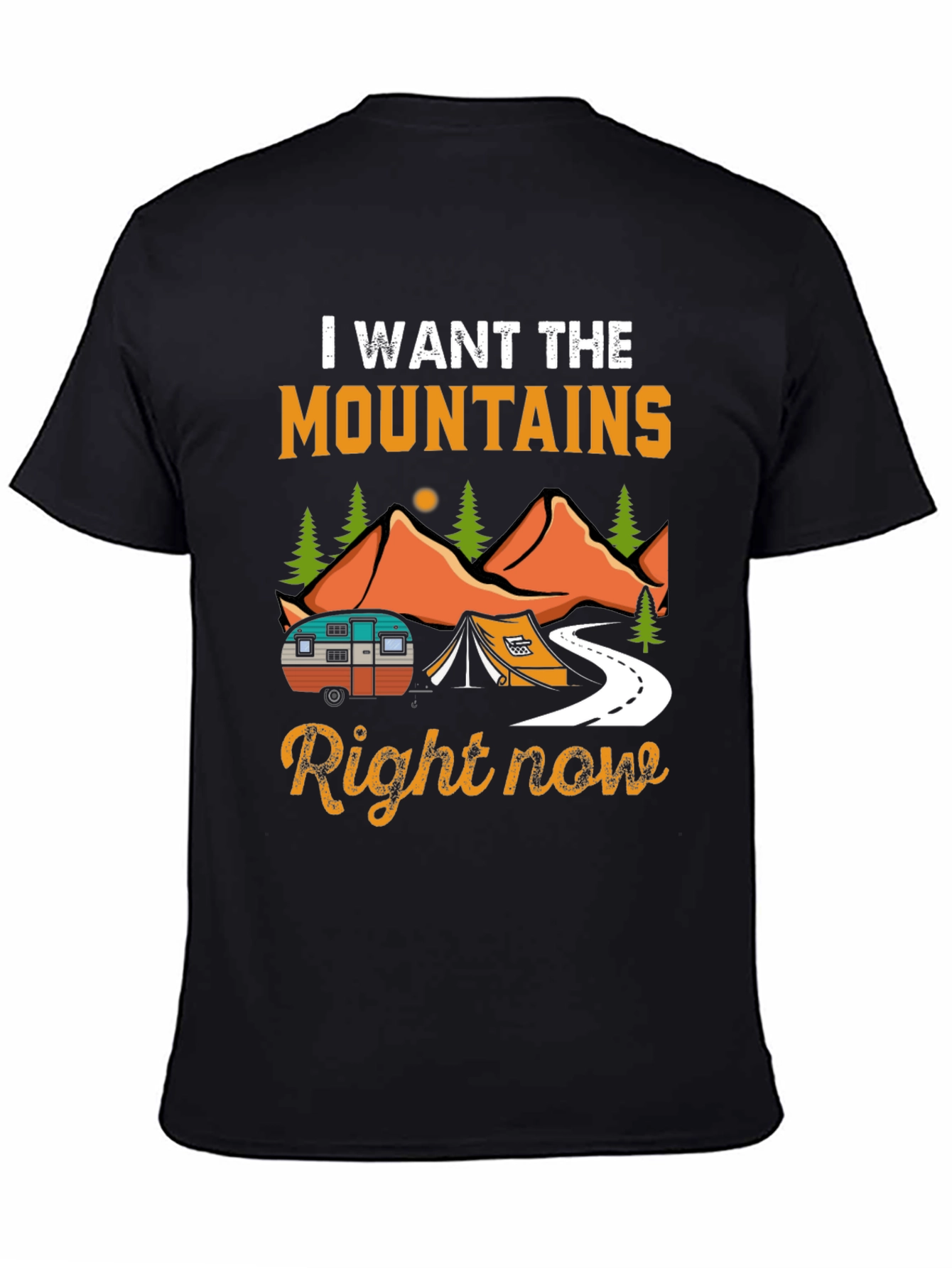 Mountains Calling Camping T-Shirt