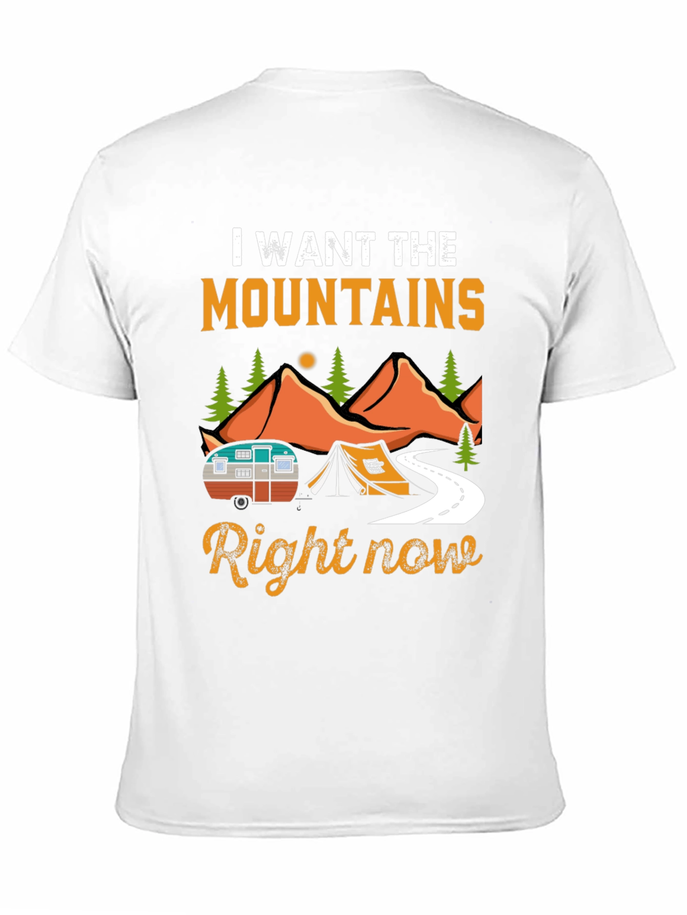 Mountains Calling Camping T-Shirt