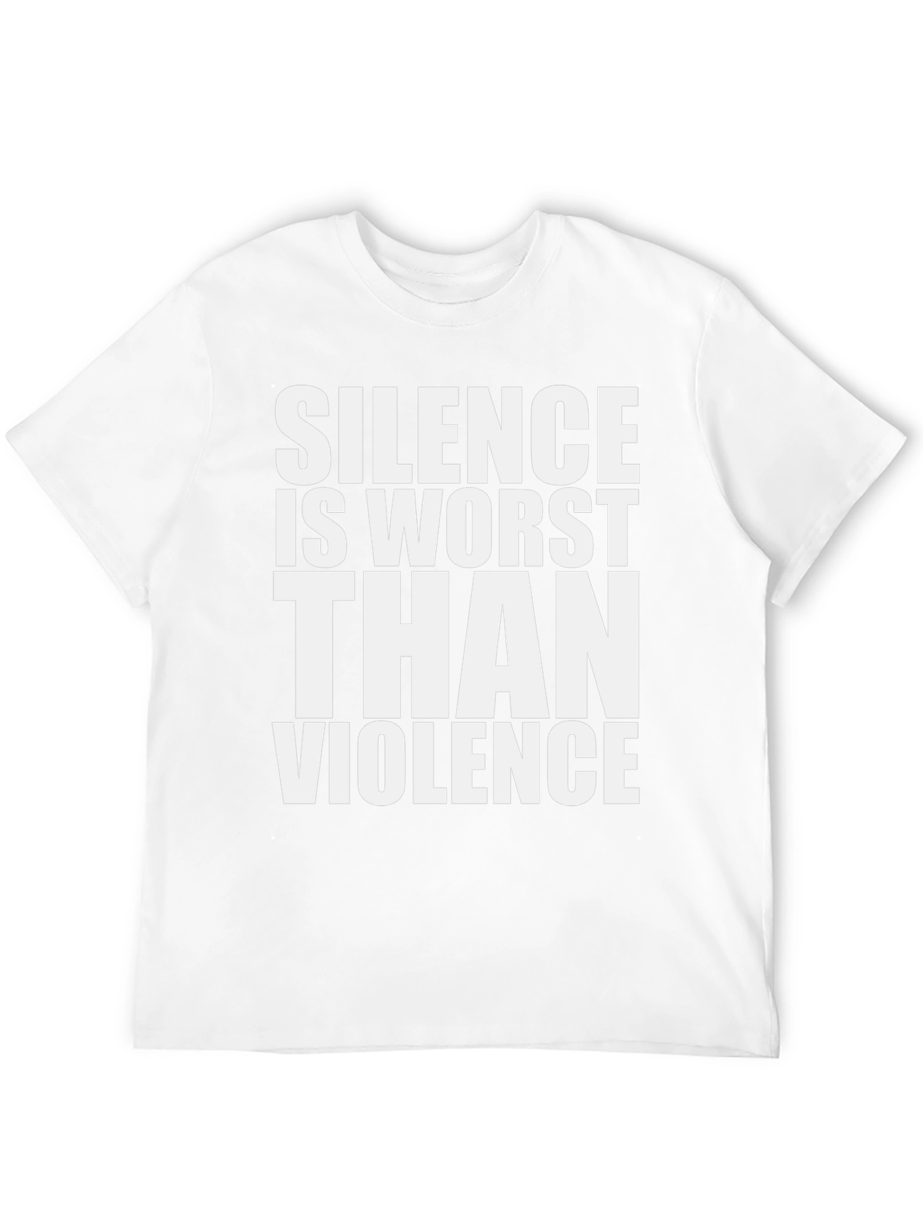 Silence Is Worse Than Violence Graphic Tee
