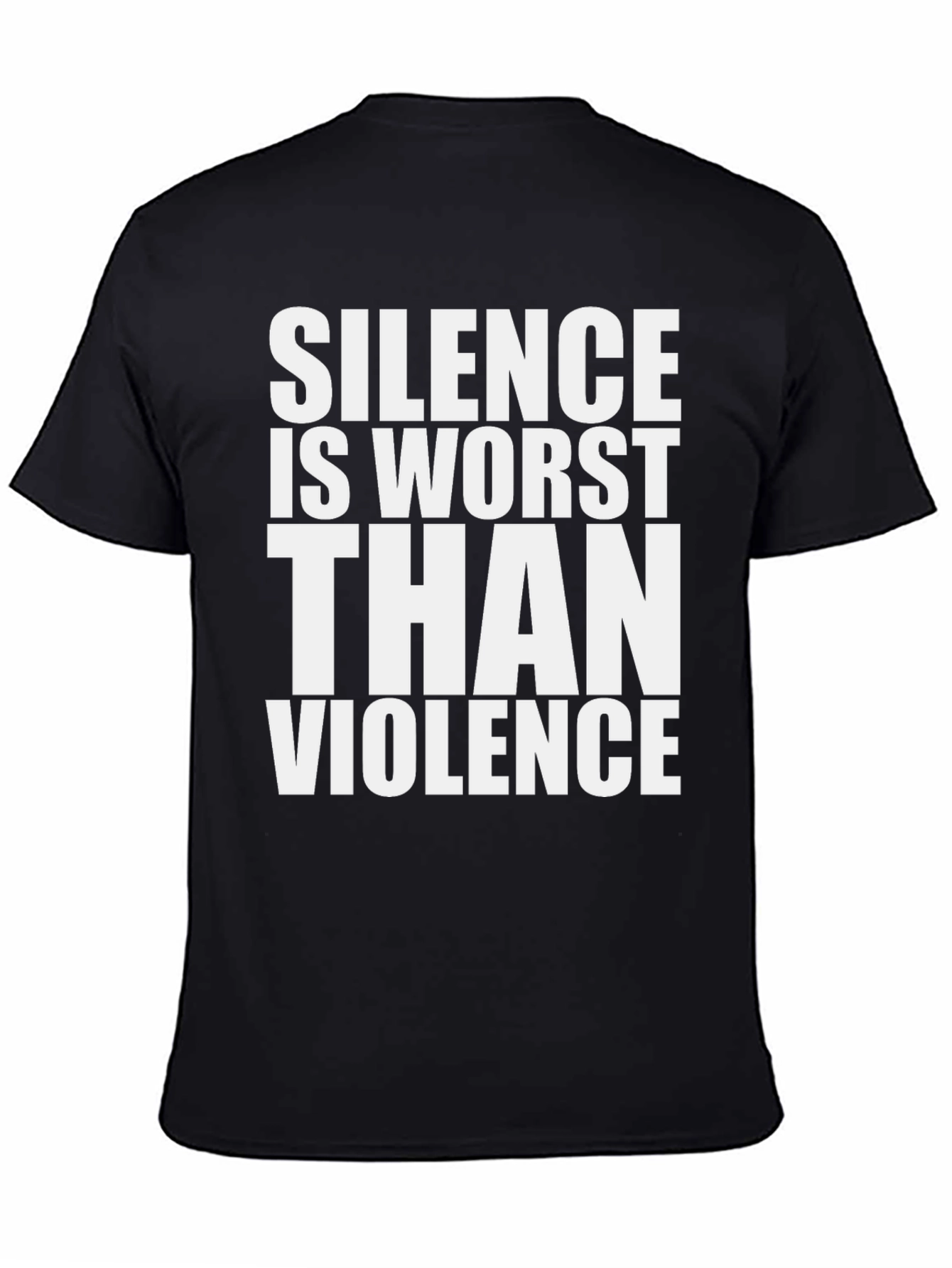Silence Is Worse Than Violence Graphic Tee