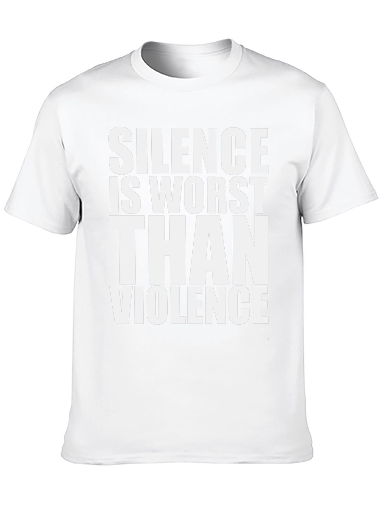 Silence Is Worse Than Violence Graphic Tee