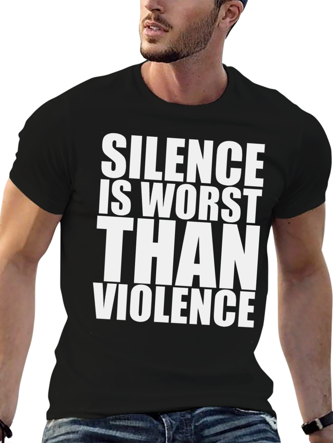 Silence Is Worse Than Violence Graphic Tee