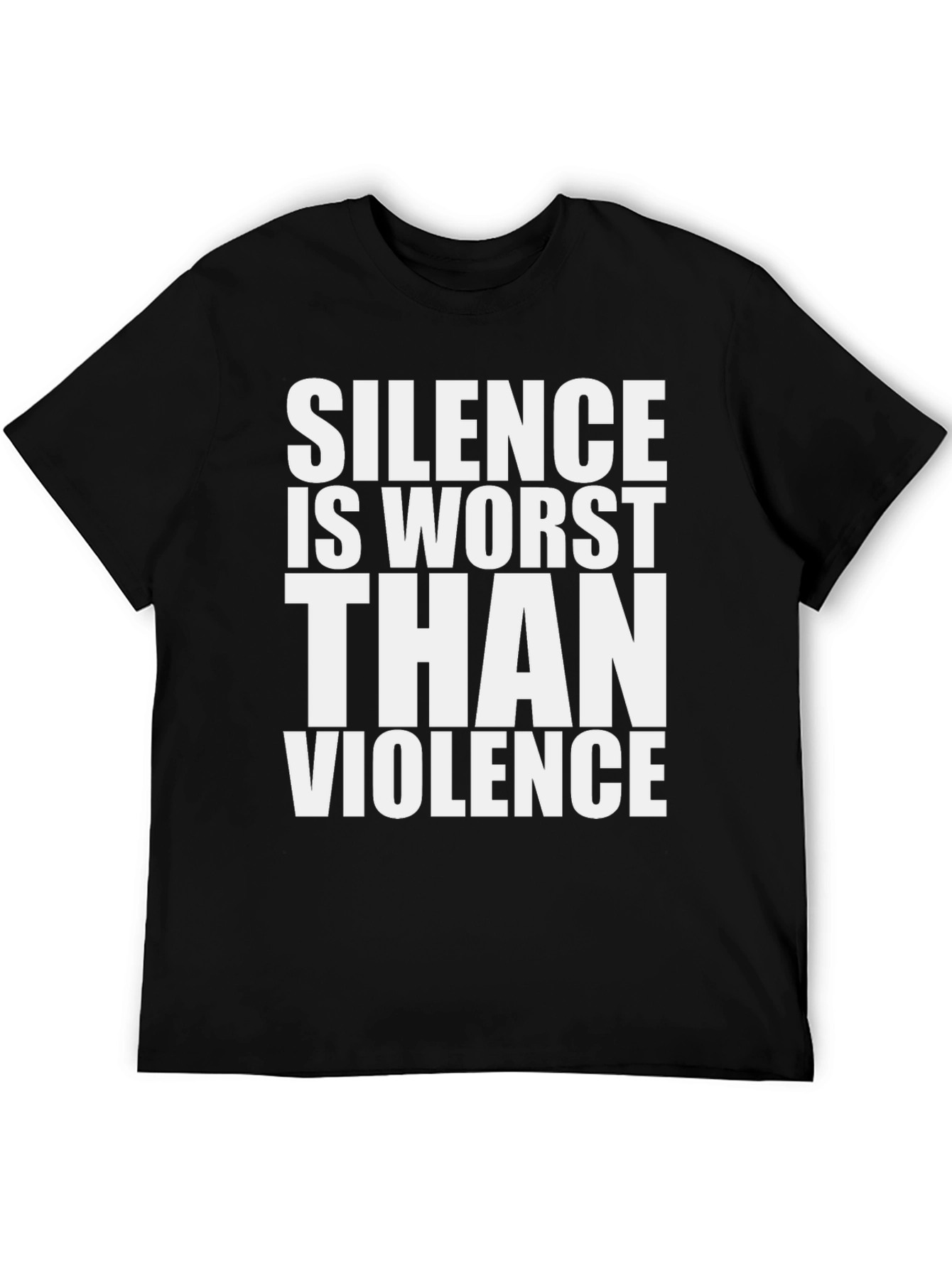 Silence Is Worse Than Violence Graphic Tee