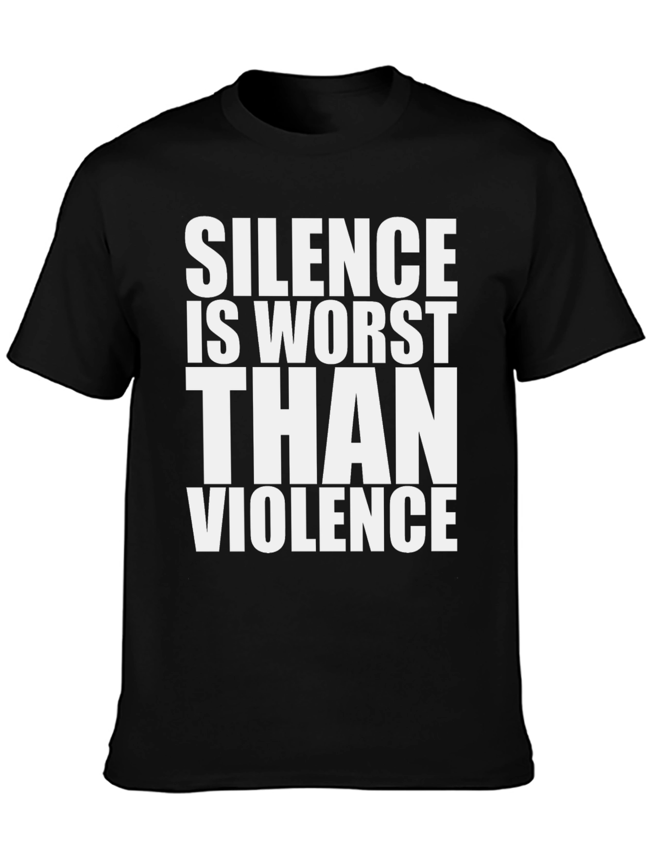 Silence Is Worse Than Violence Graphic Tee
