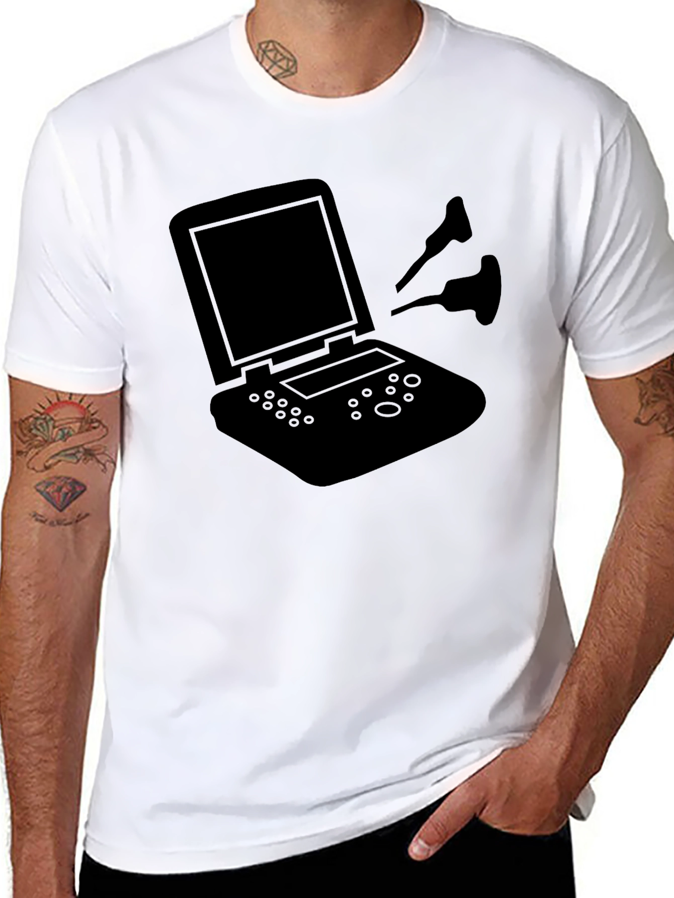 Gamer Console Black T-Shirt
