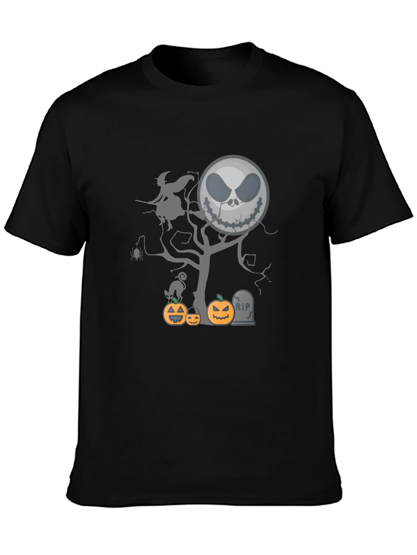 Halloween Nightmare T-Shirt Jack Skellington Moon