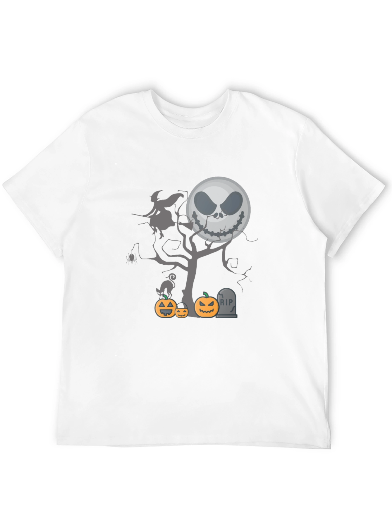 Halloween Nightmare T-Shirt Jack Skellington Moon