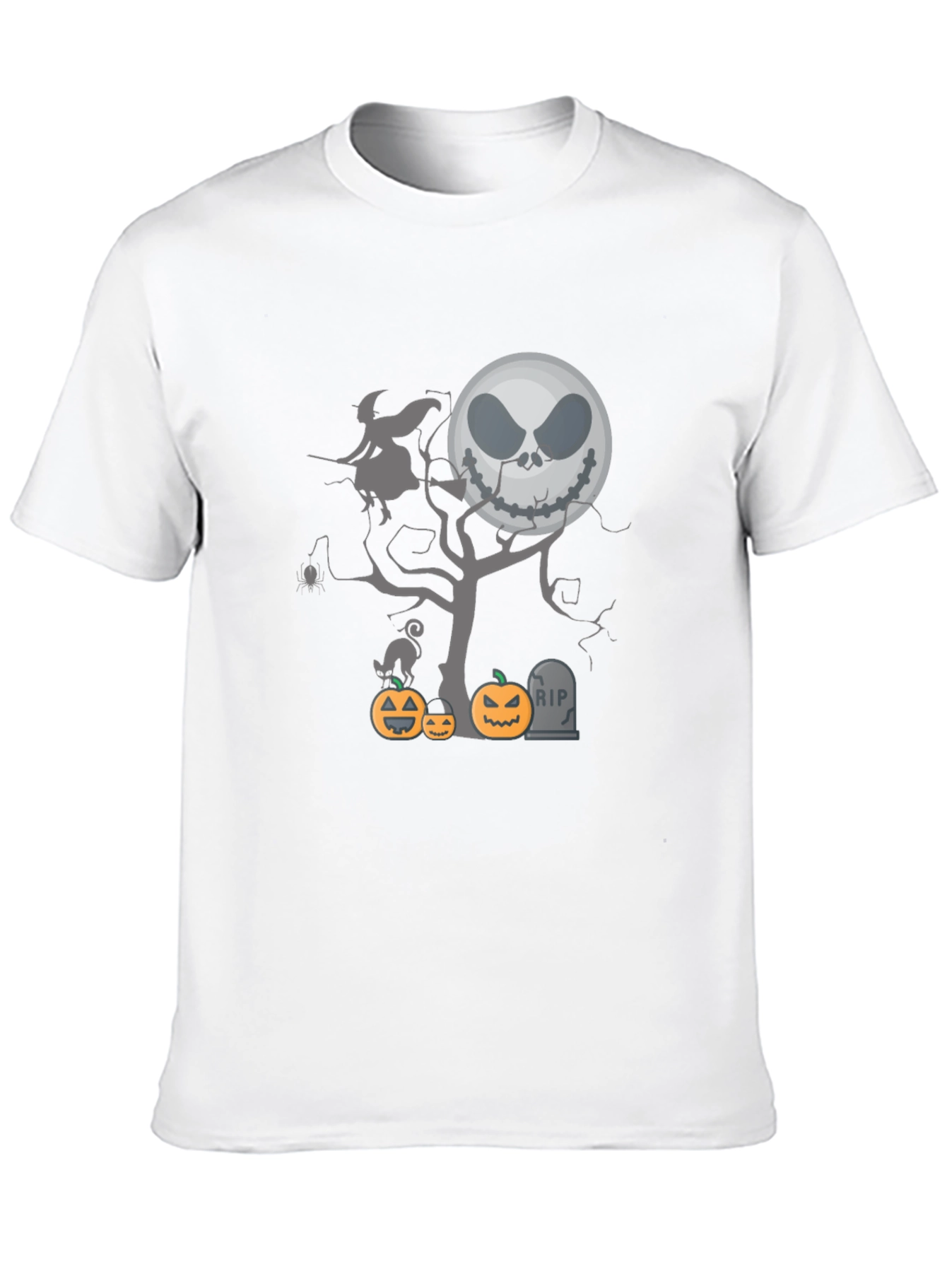 Halloween Nightmare T-Shirt Jack Skellington Moon