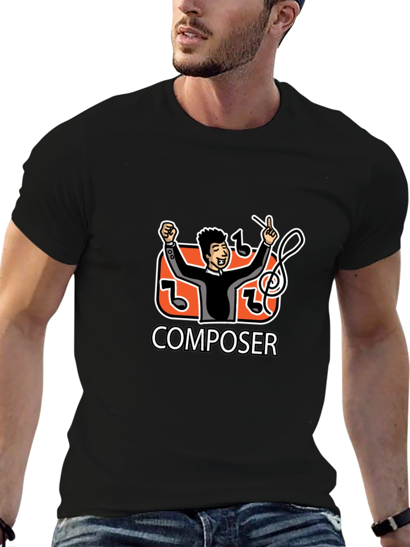 Composer Graphic T-Shirt - Music Lover Tee