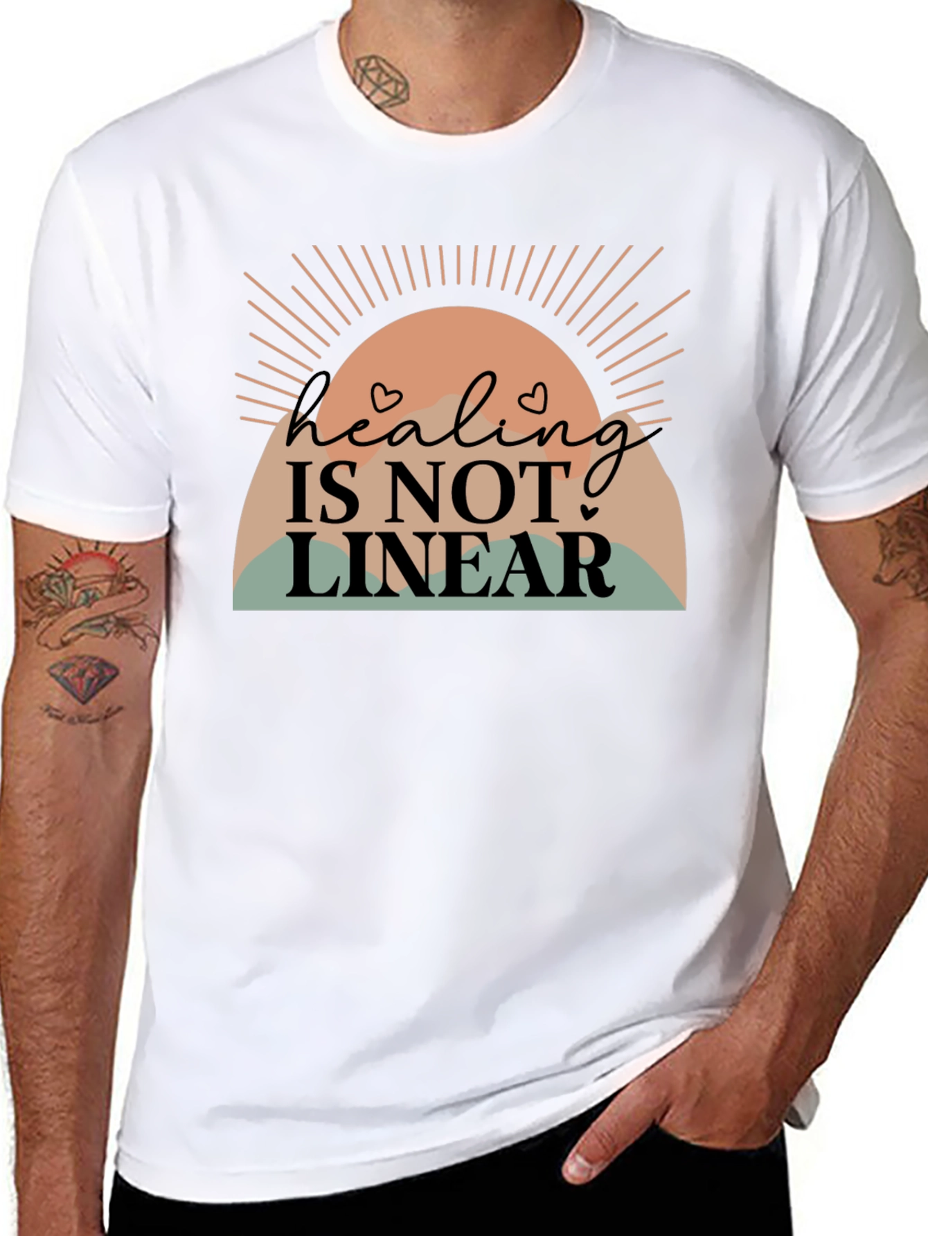 Healing Is Not Linear Graphic Tee
