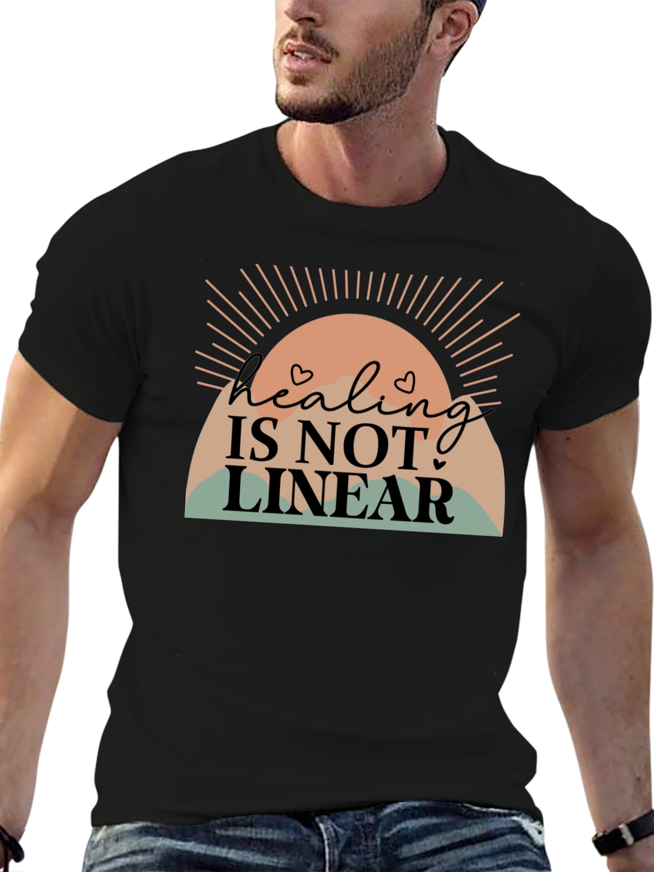 Healing Is Not Linear Graphic Tee