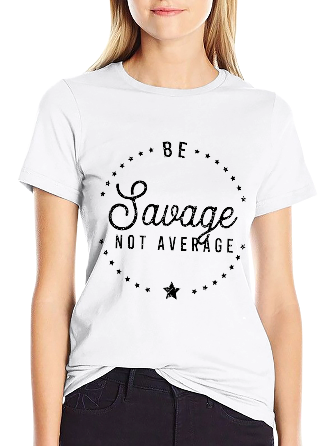 Be Savage Graphic Tee - Stylish Mens Black T-Shirt